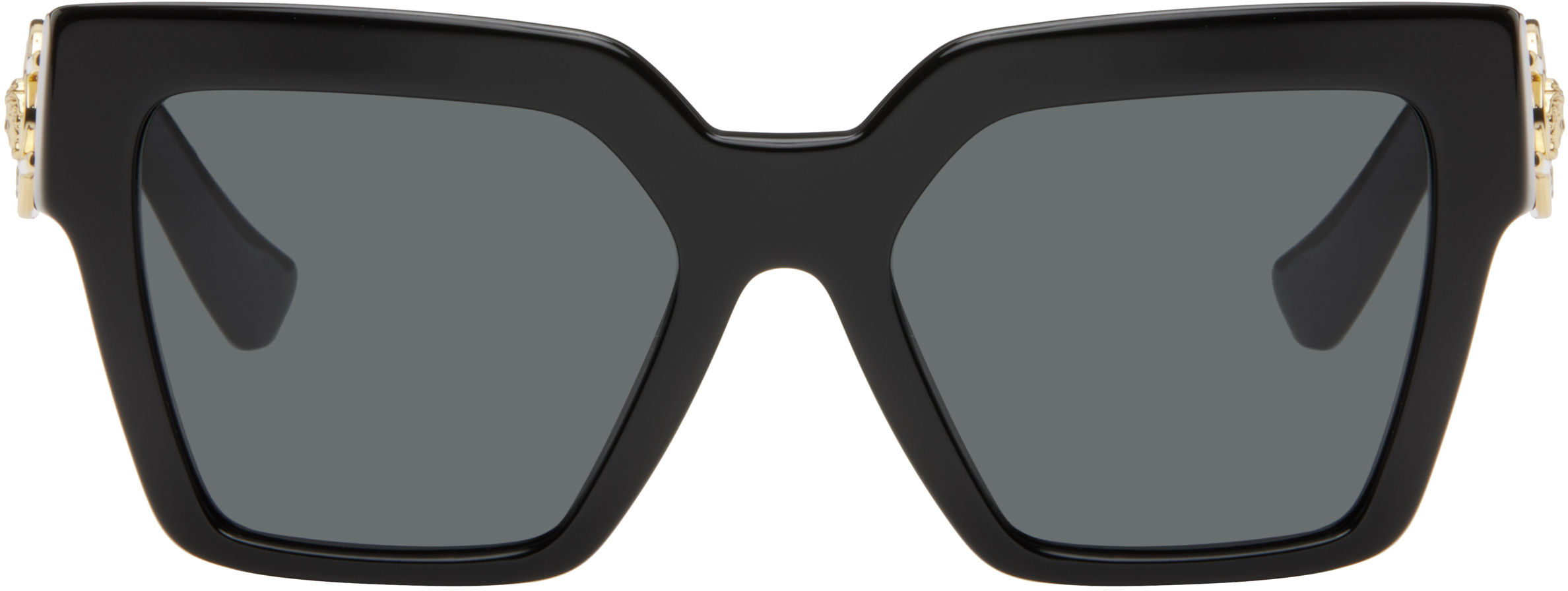 Black Medusa Deco Butterfly Sunglasses