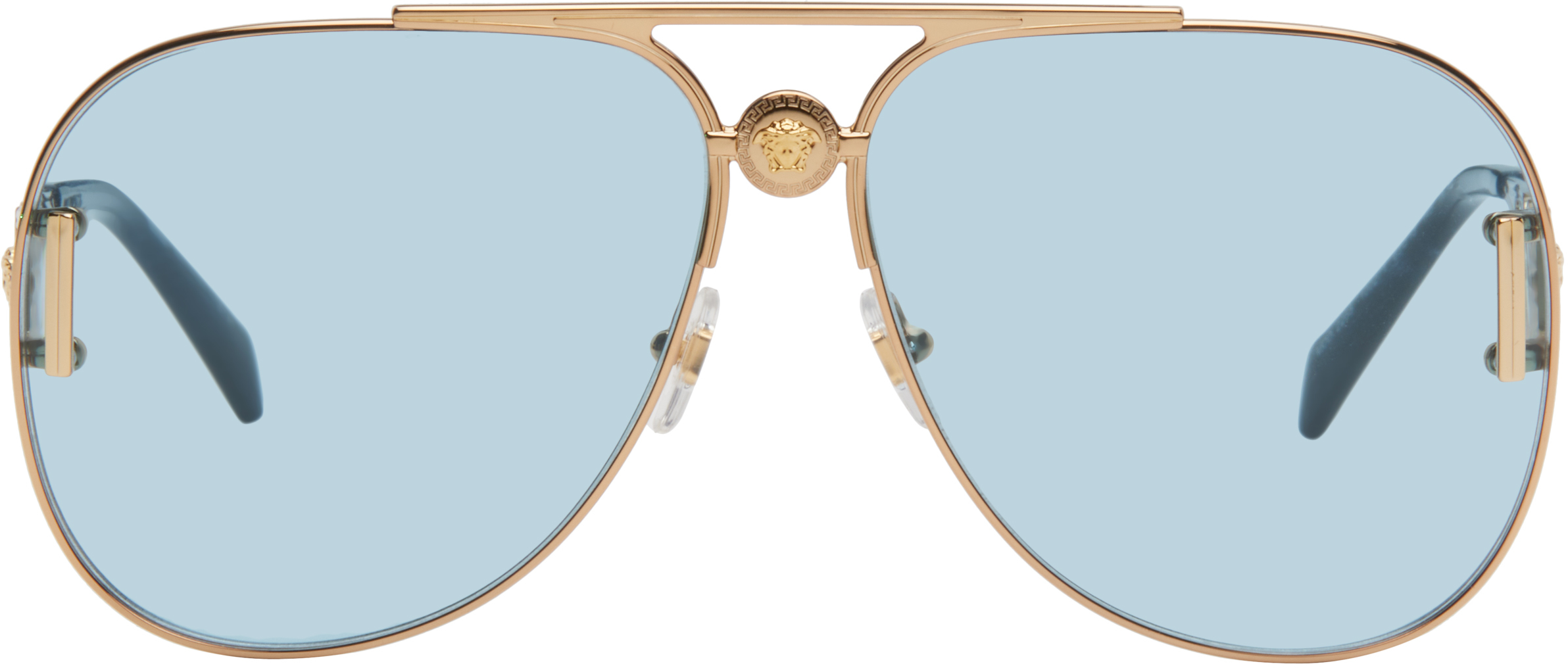 Gold Medusa '95 Pilot Sunglasses