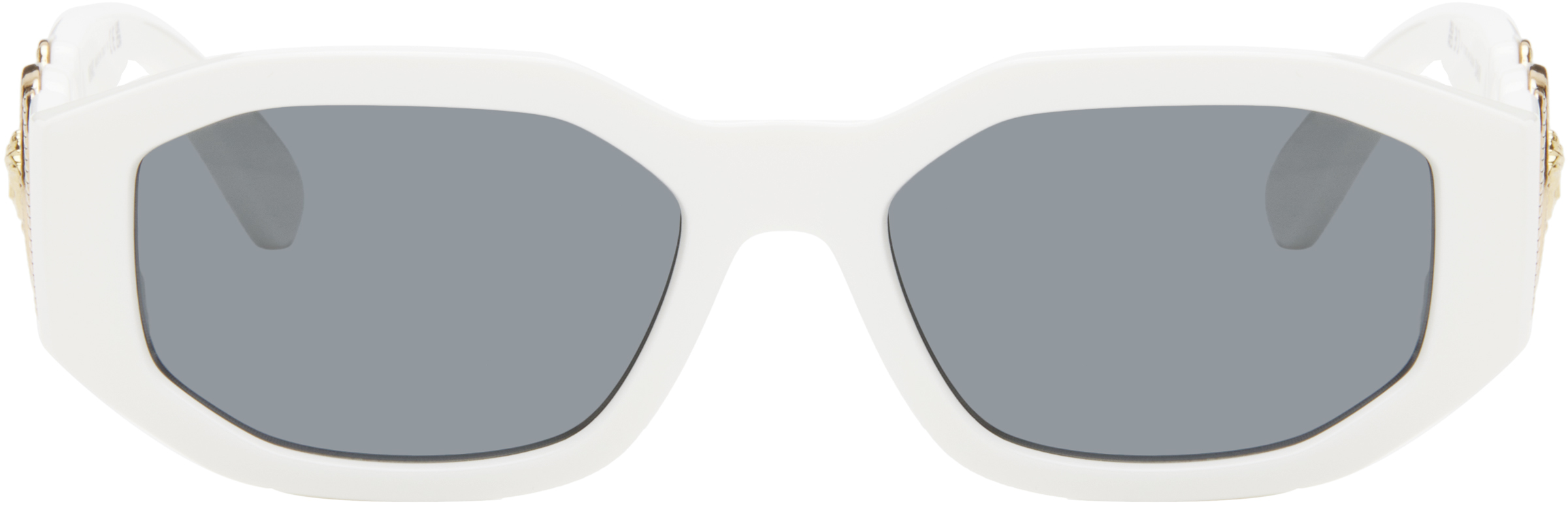 White Medusa Biggie Sunglasses