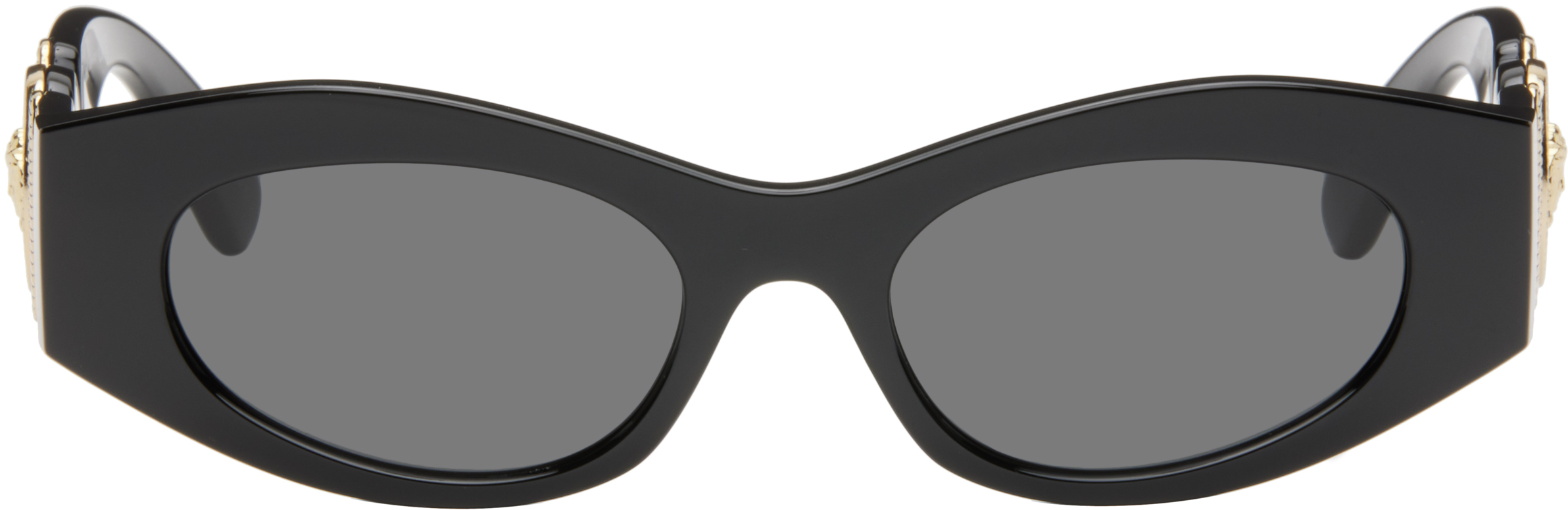 Black Medusa Biggie Cat-Eye Sunglasses by Versace on Sale