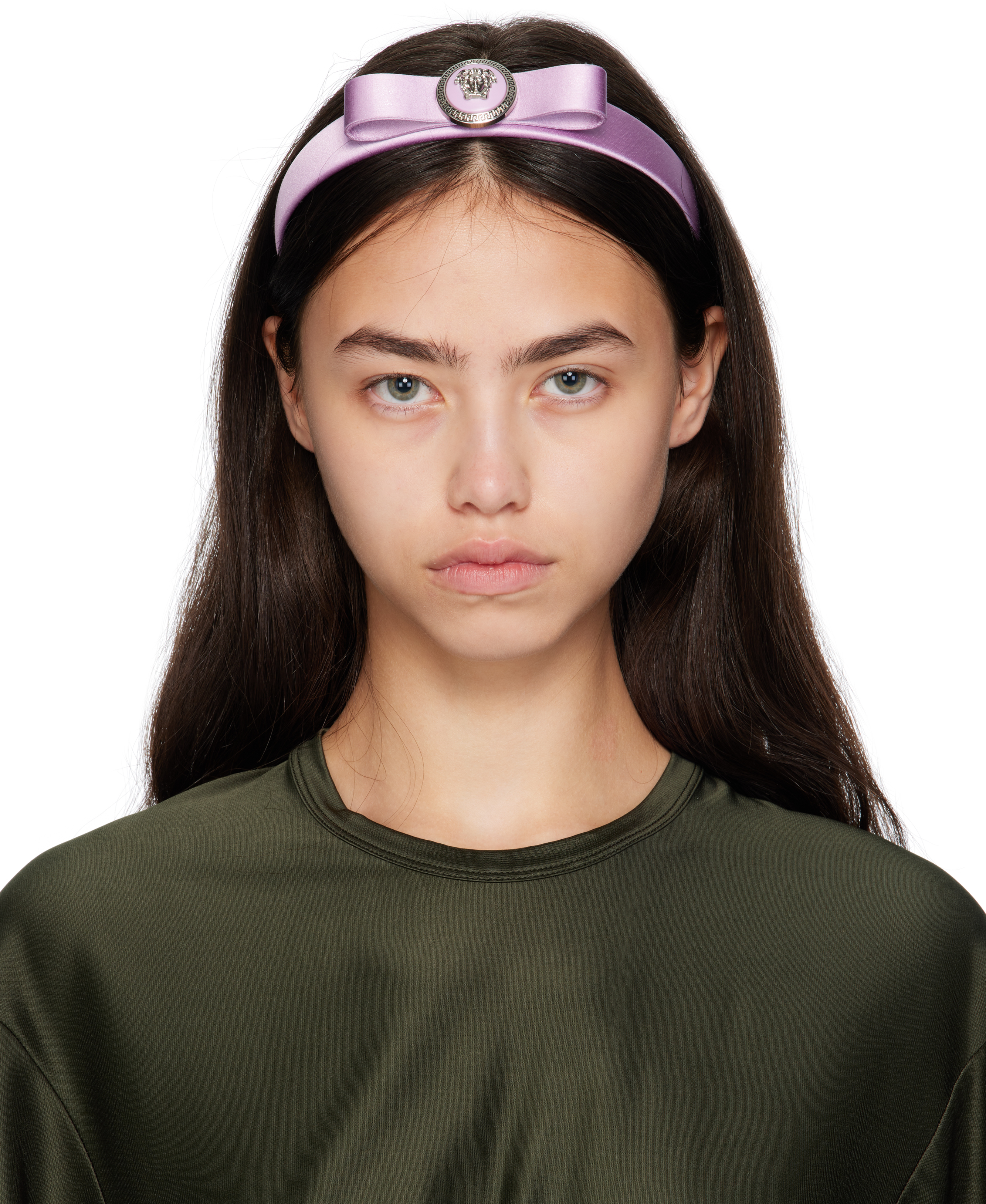 Purple Gianni Ribbon Headband