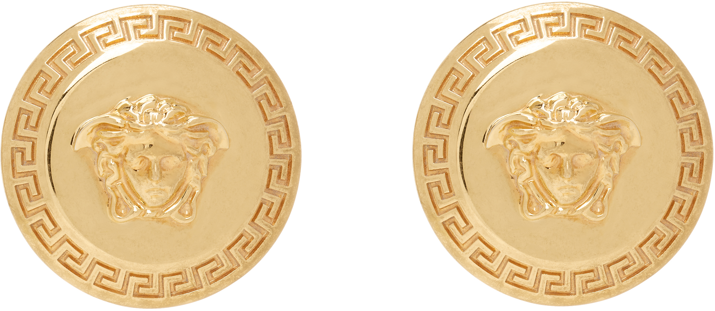 Gold Tribute Medusa Stud Earrings