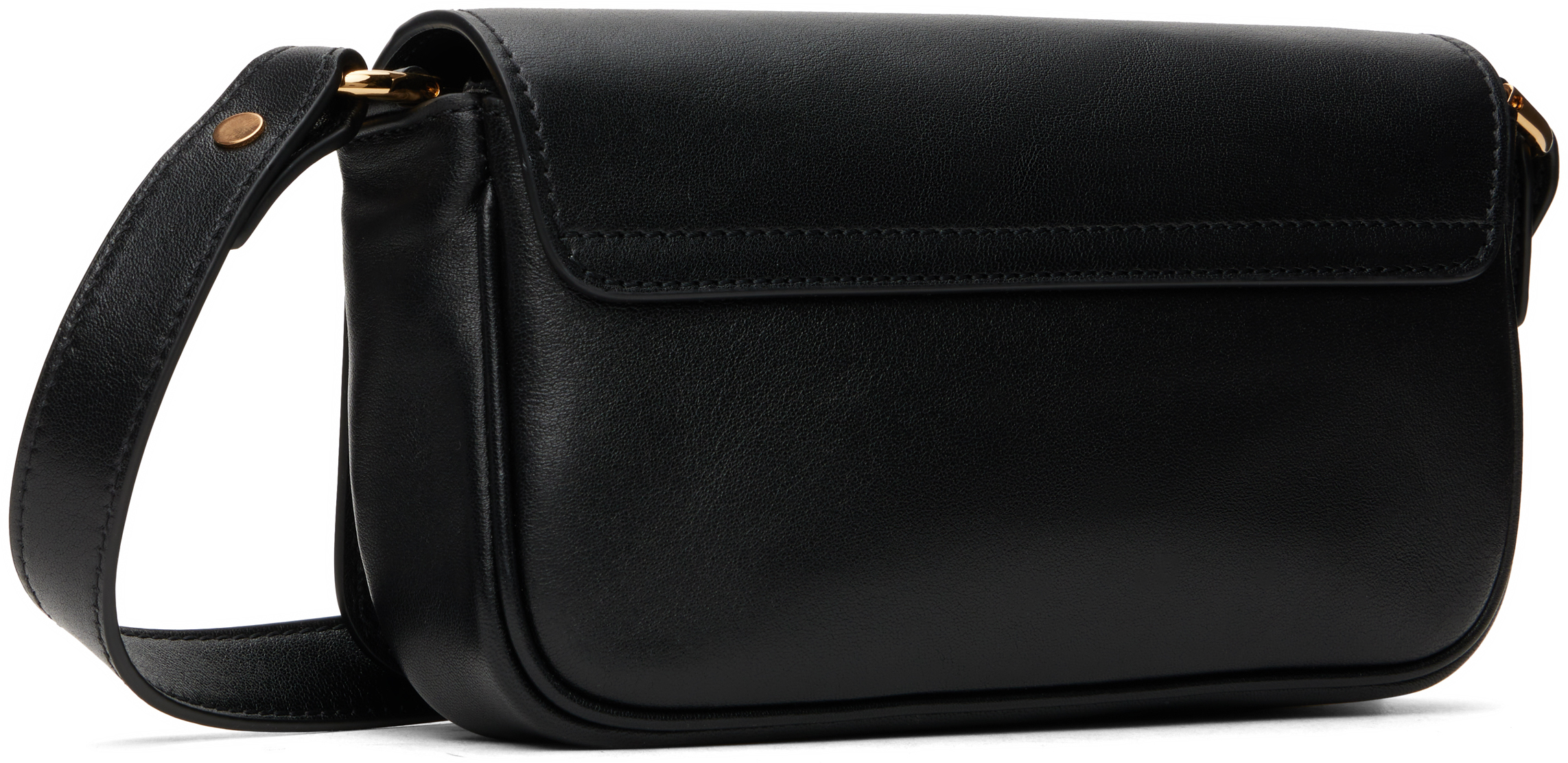 Versace Black Tag Mini Shoulder Bag In 1b00v-black-