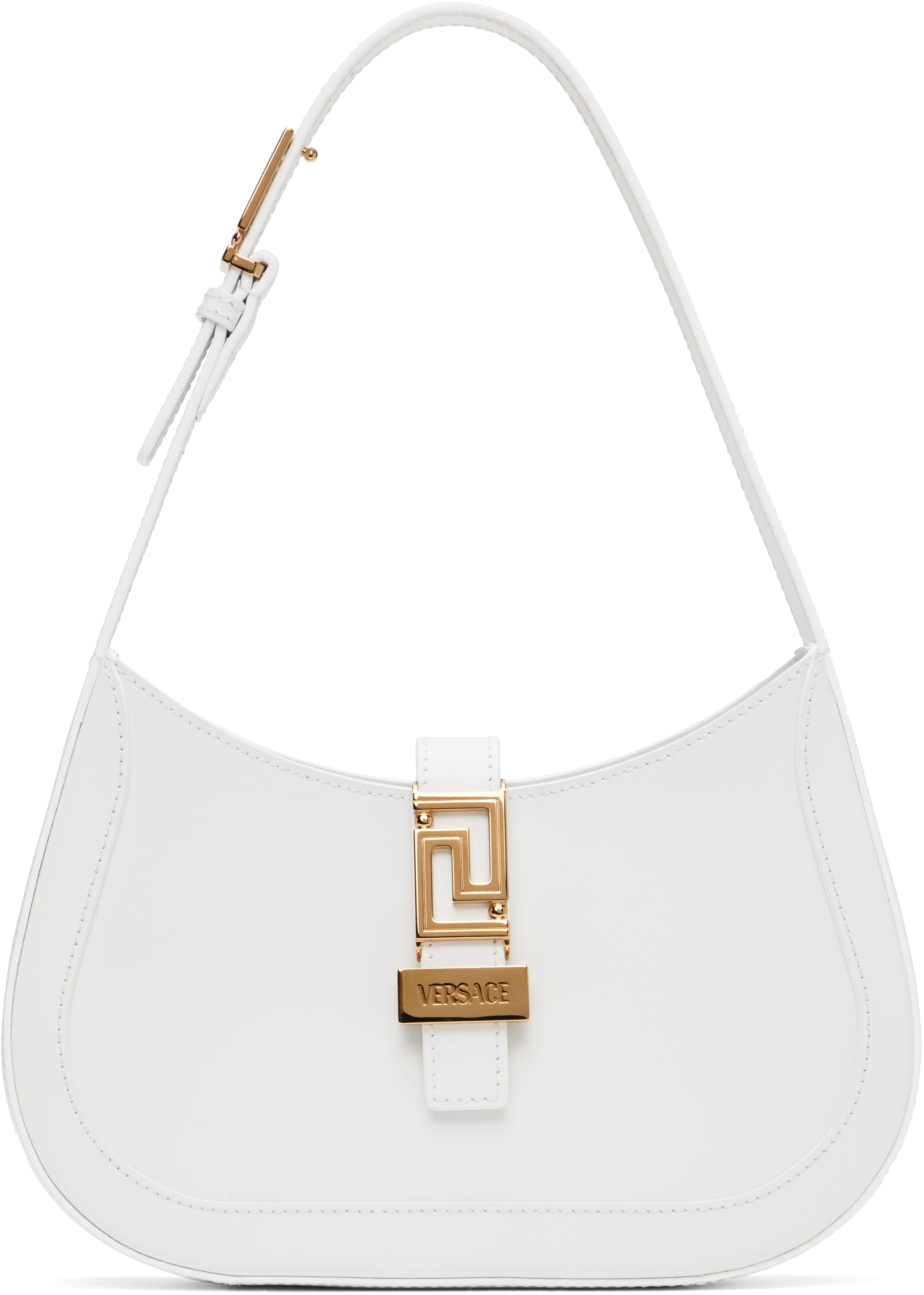 【関税込み】Versace ホワイト スモール グレカ ゴッデス バッグ グレカ ゴッデス ミニ バッグ ホワイト | VERSACE JP