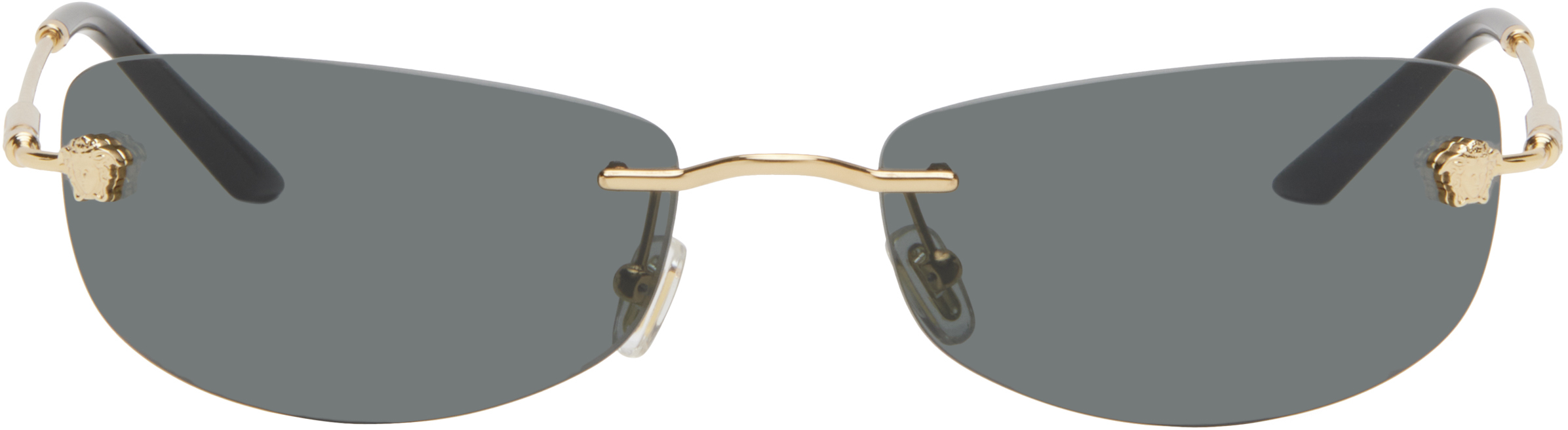 Black & Gold Runway Sunglasses