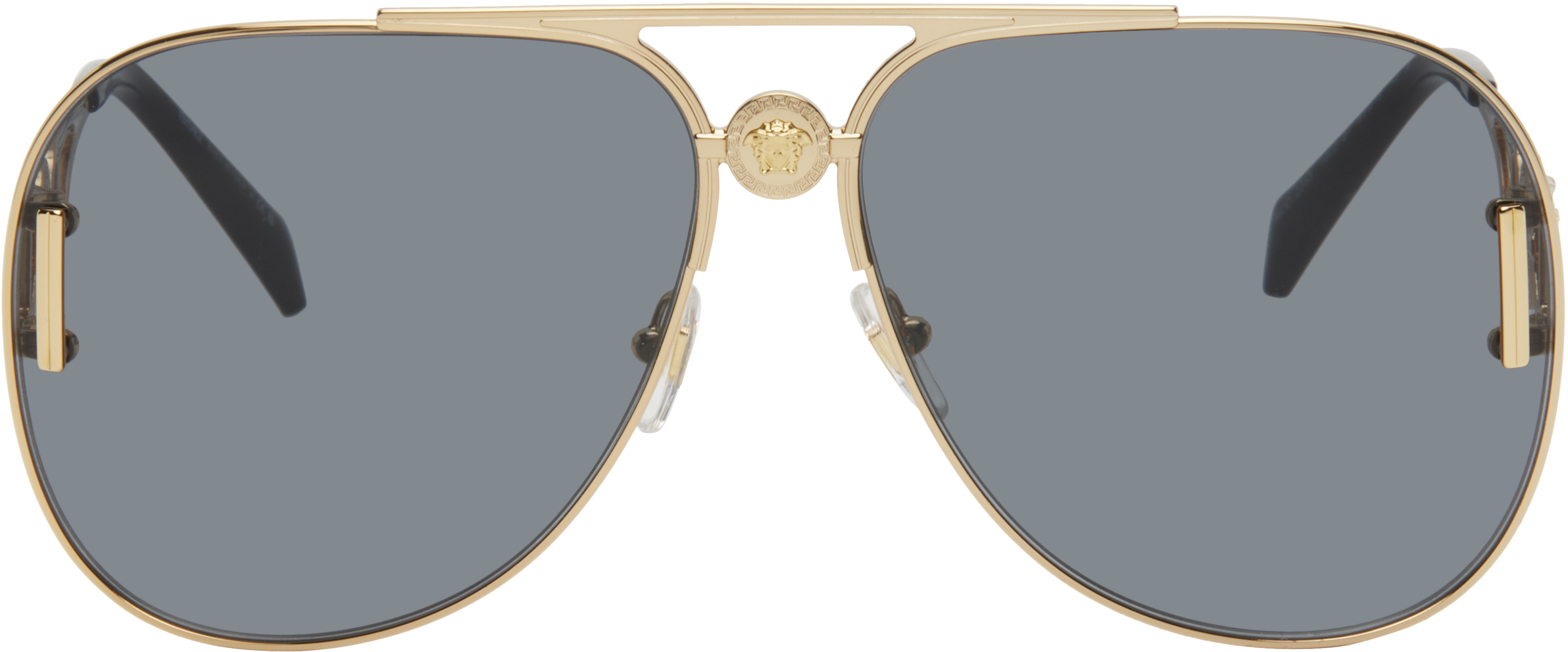 Gold Medusa '95 Pilot Sunglasses