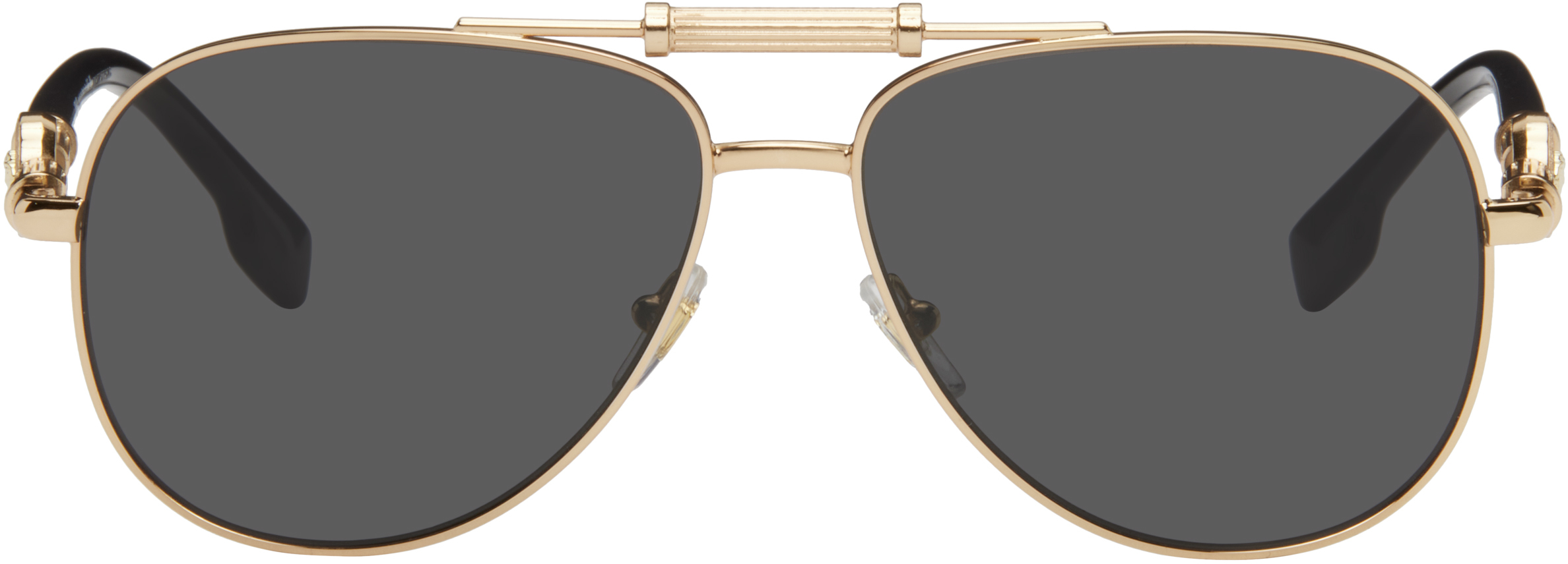 Gold & Black Bridge Sunglasses