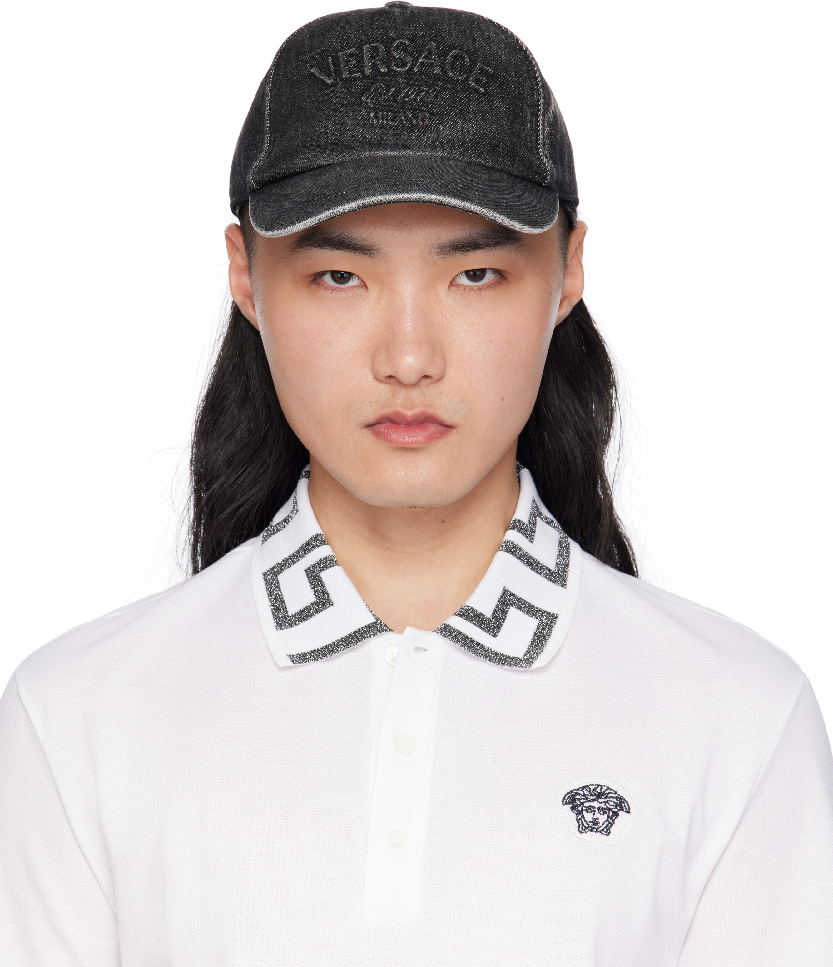 エナメル メドゥーサ リング ゴールド,ブラック | VERSACE JP