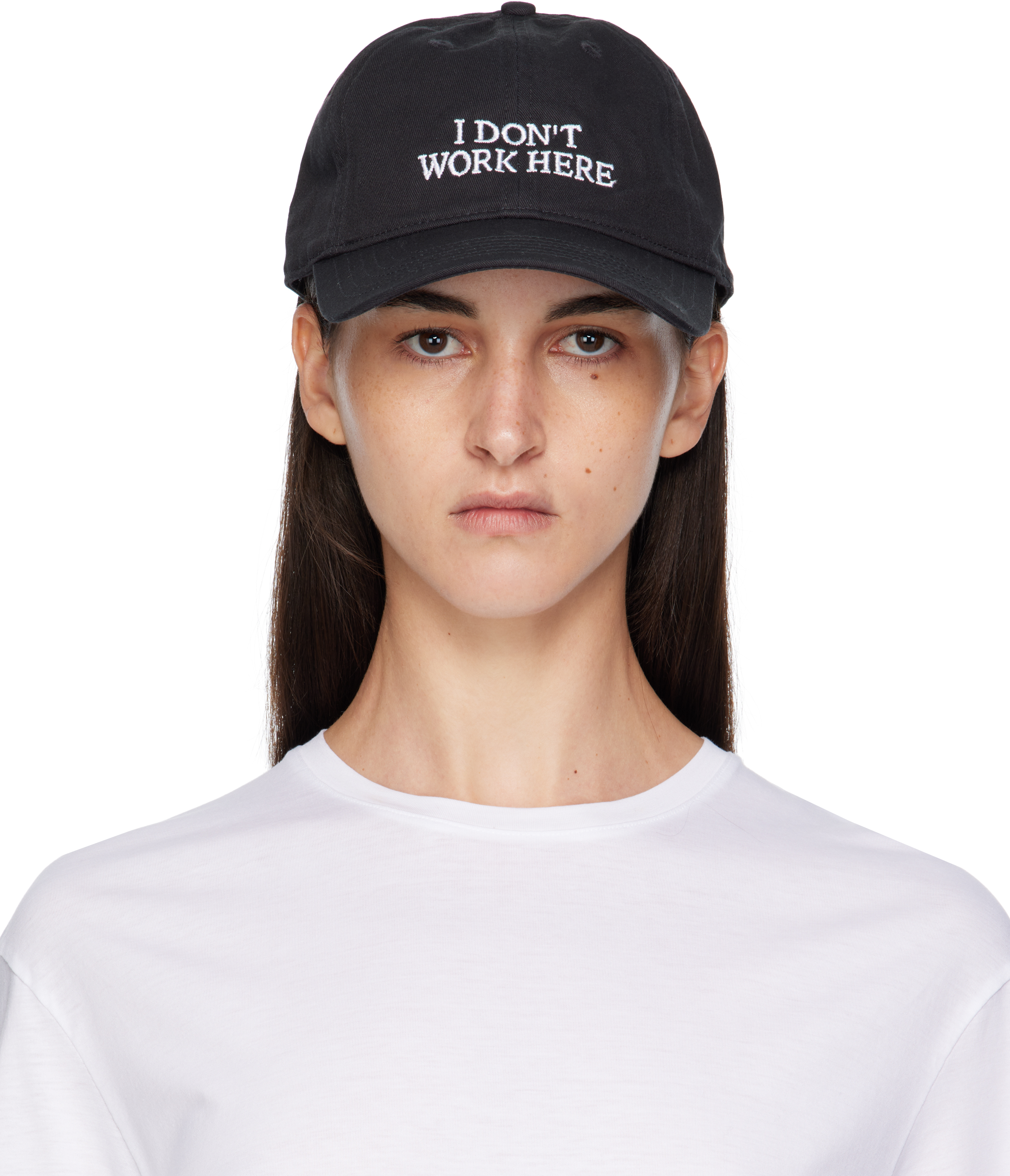 IDEA SORRY CAP 『I DON’T WORK HERE 』 IDEA Magazine Sorry I Don't Work Here Cap Black