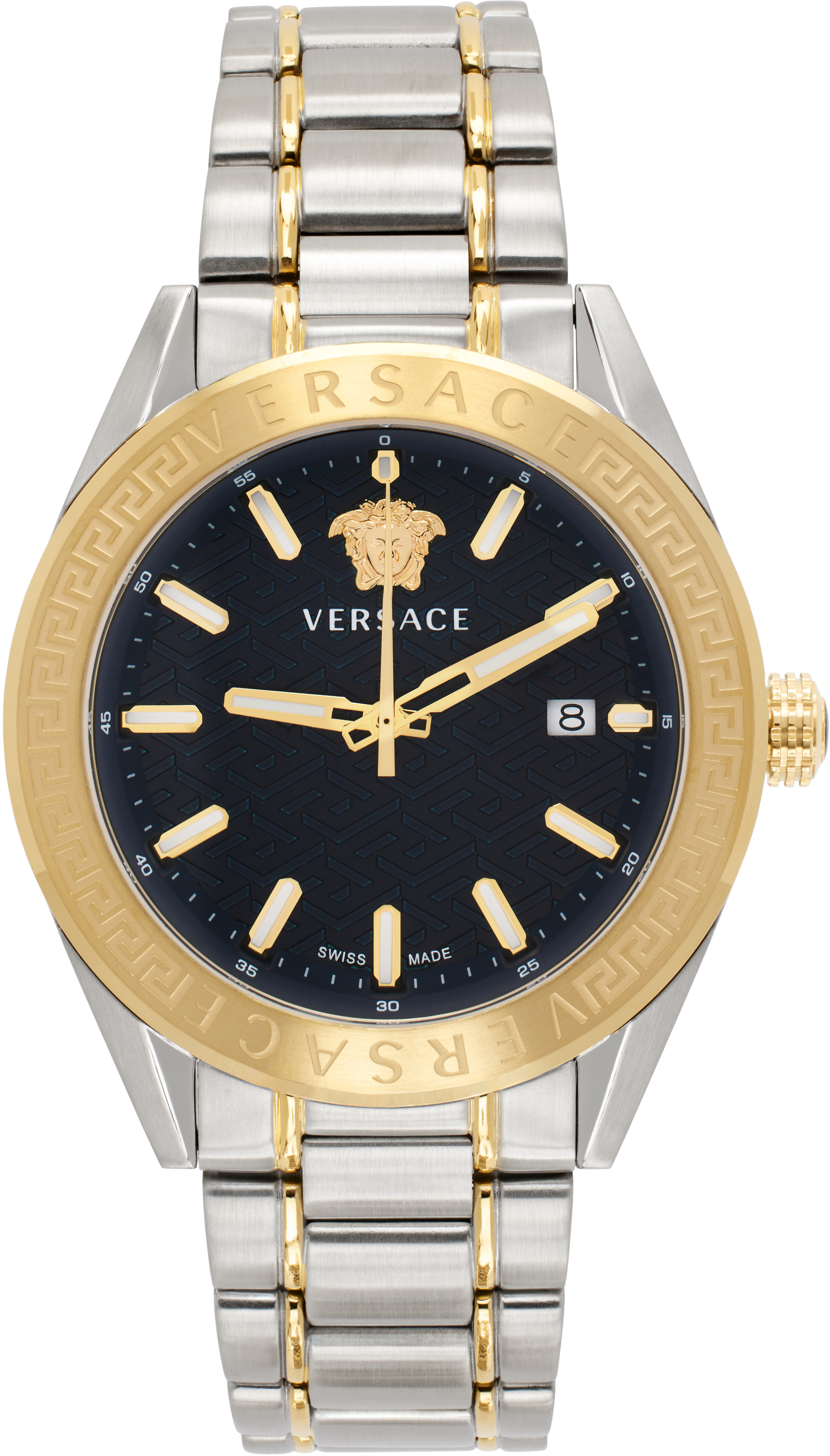 Silver & Gold V-Code Lady Watch