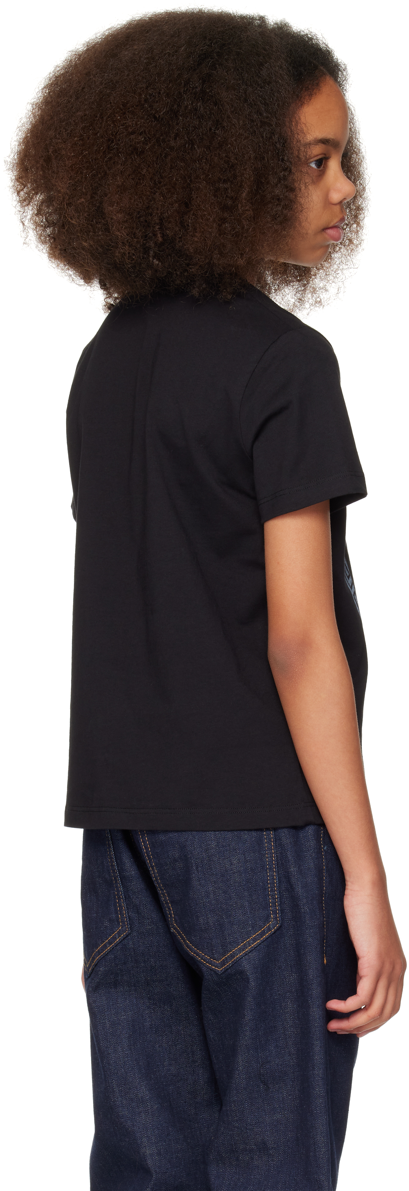 Versace Kids Black Medusa T-shirt In 2b200-nero+nero