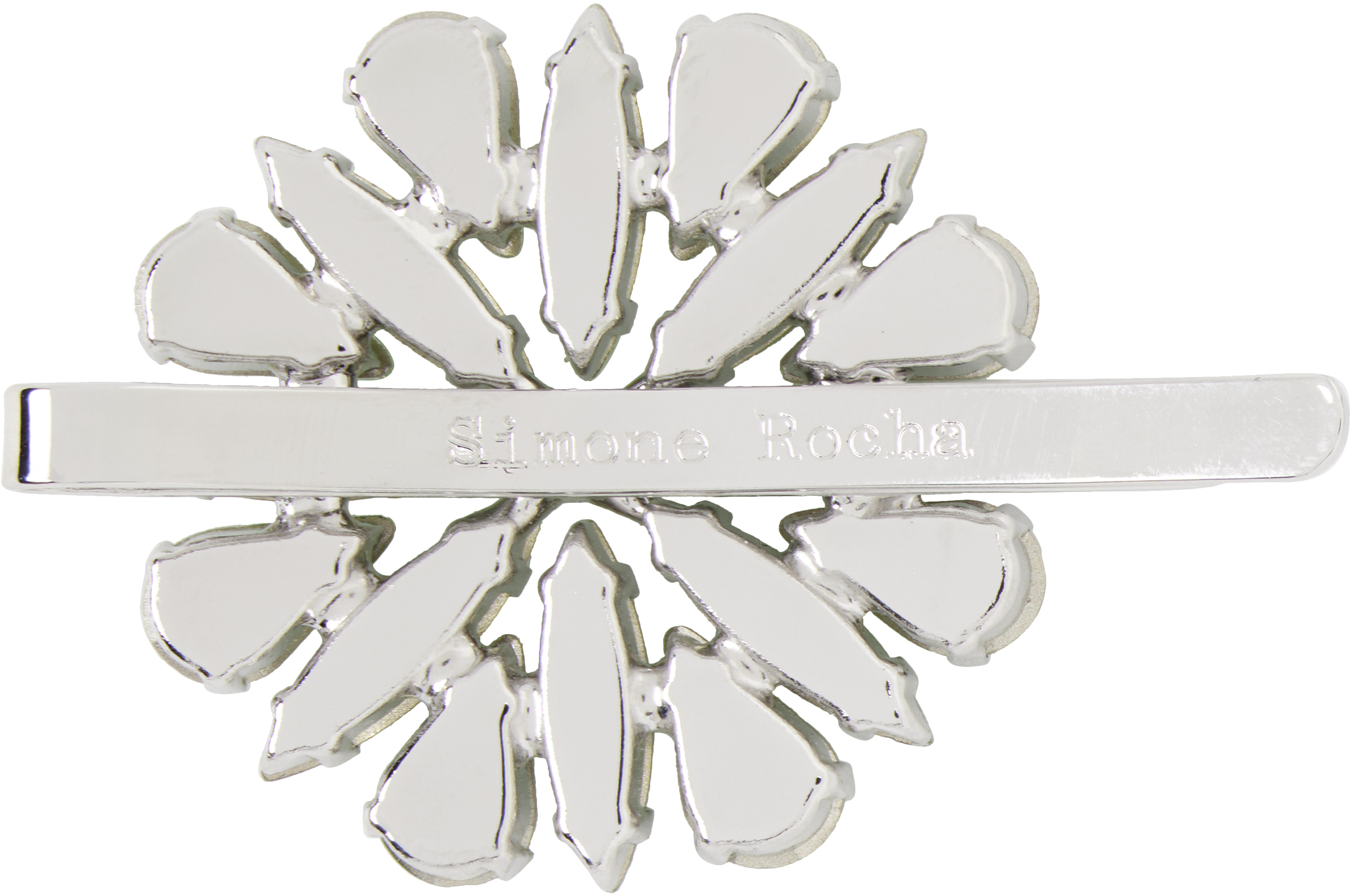 Simone Rocha Crystal Blossom In Mint
