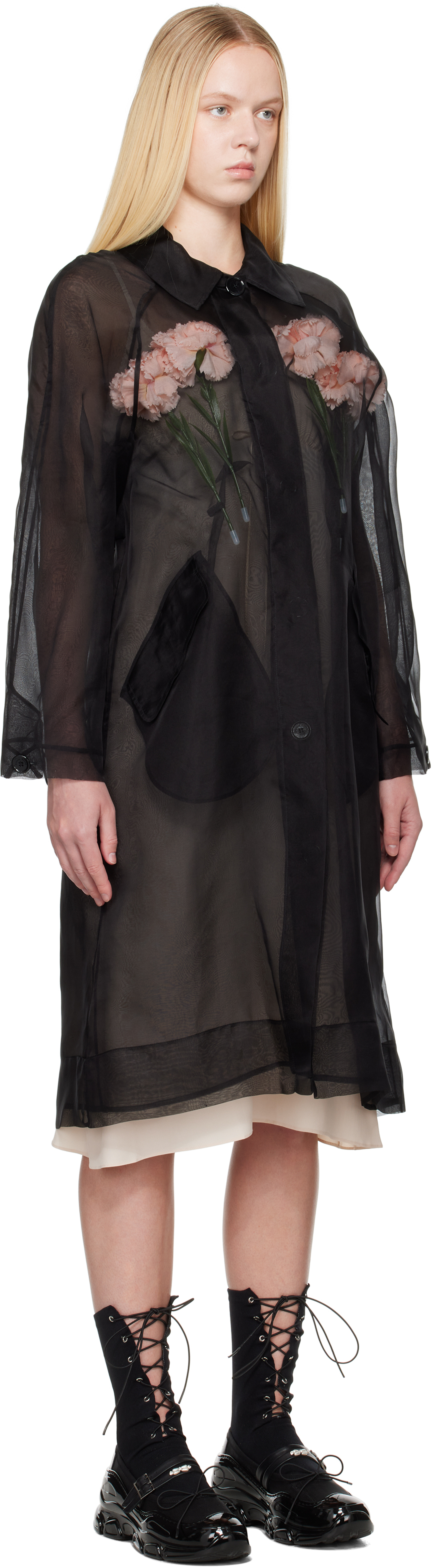 Simone Rocha Crystal-embellished Coat