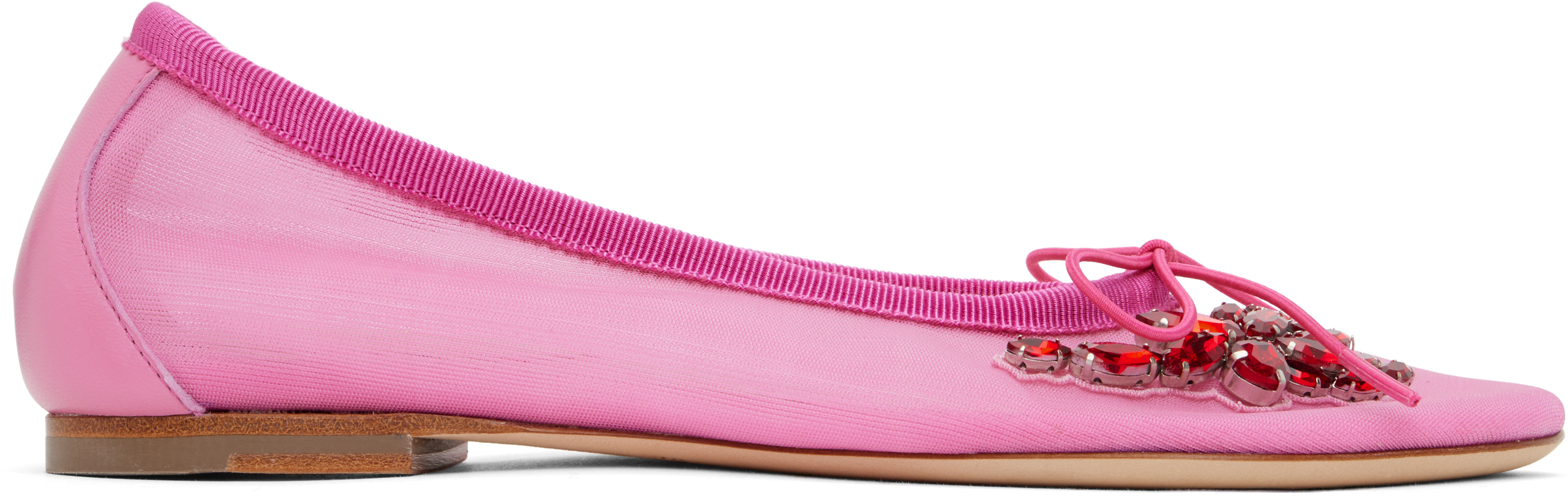 Simone Rocha - Low-Trek Ballerina embroidered shoes Simone Rocha