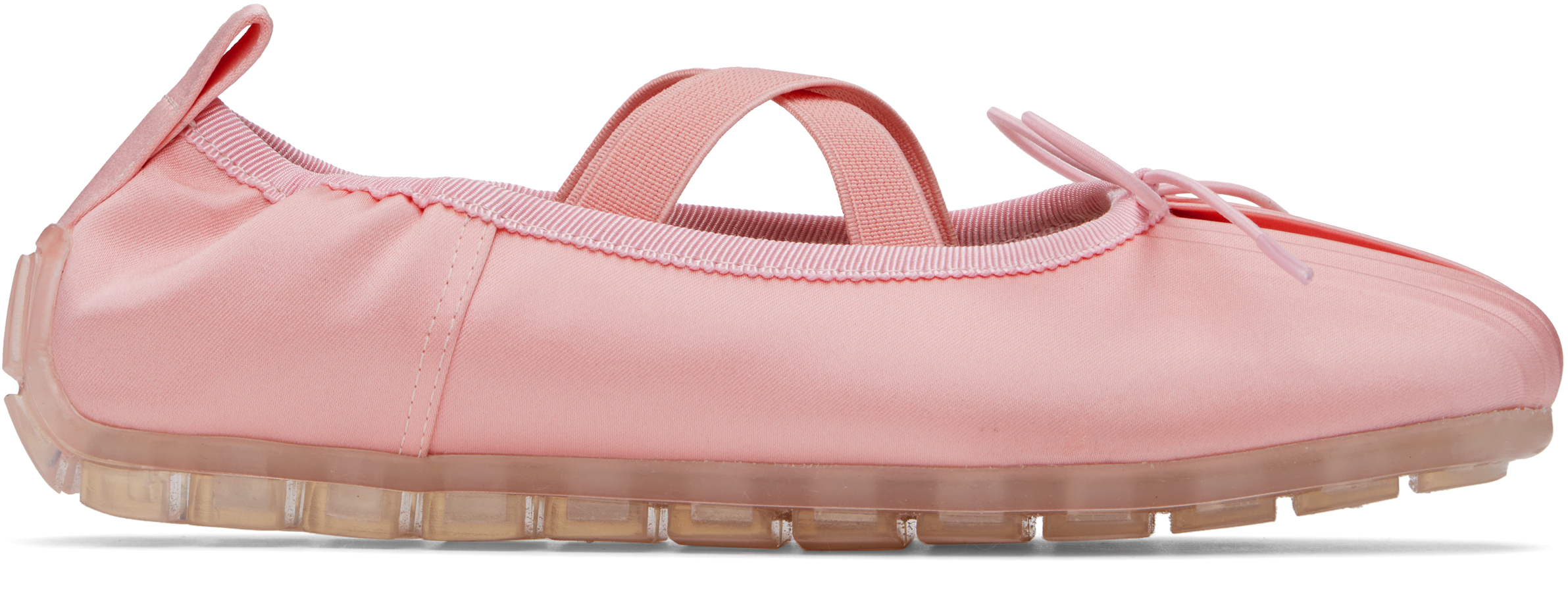 Pink Grip Ballerina Flats