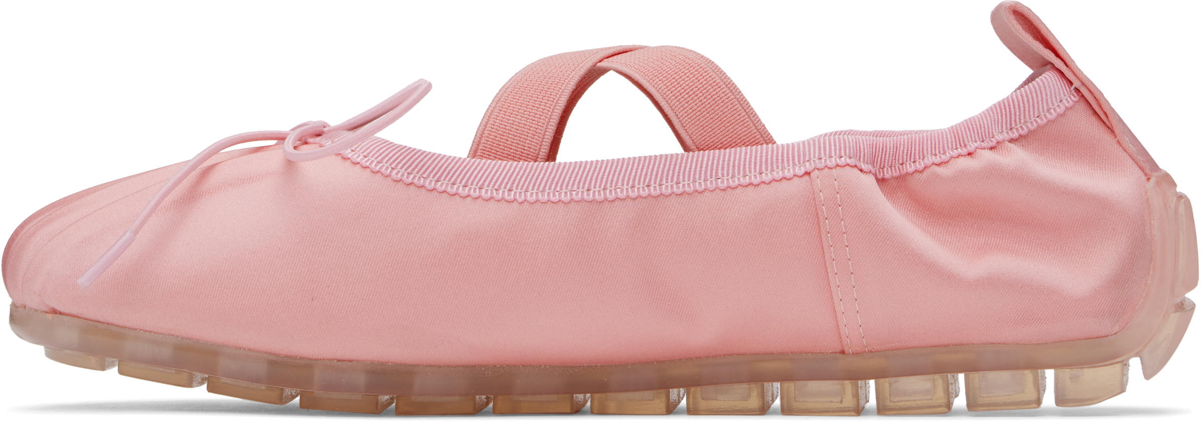 Simone Rocha Ballerina Grip Ballet Flats In Pink