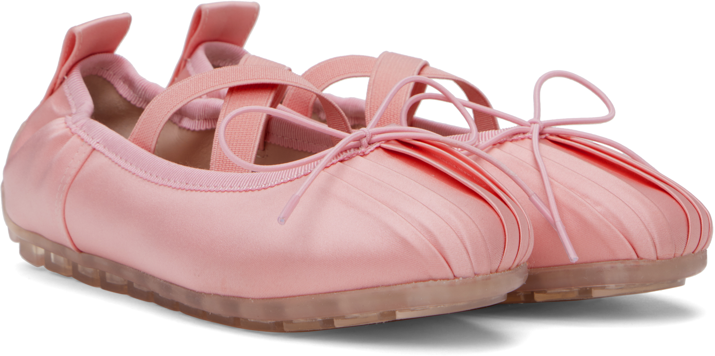 Simone Rocha Ballerina Grip Ballet Flats In Pink