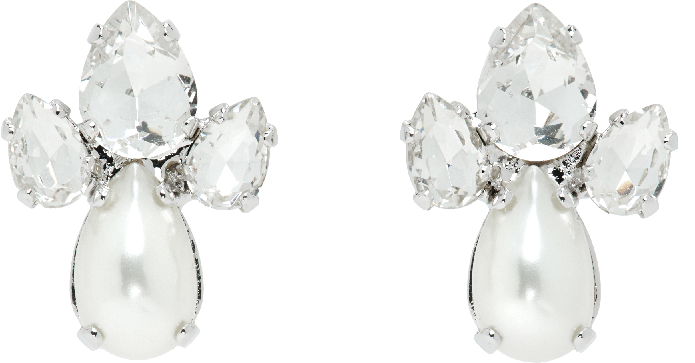Simone Rocha シルバー Victorian Floret スタッドピアス Simone Rocha シルバー Victorian Floret スタッドピアス