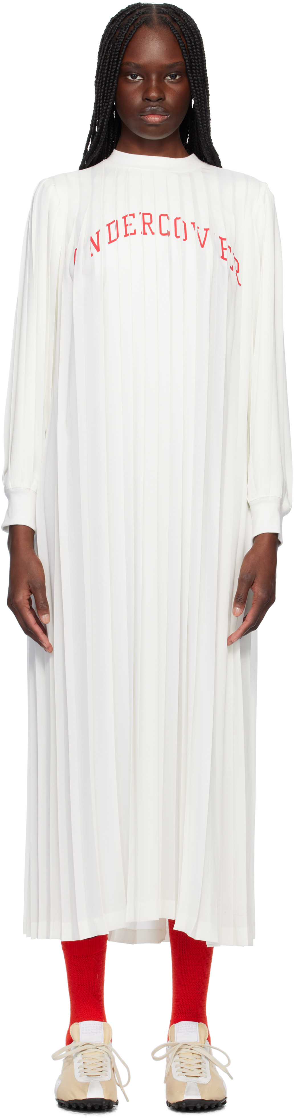 White UP1E1702 Maxi Dress