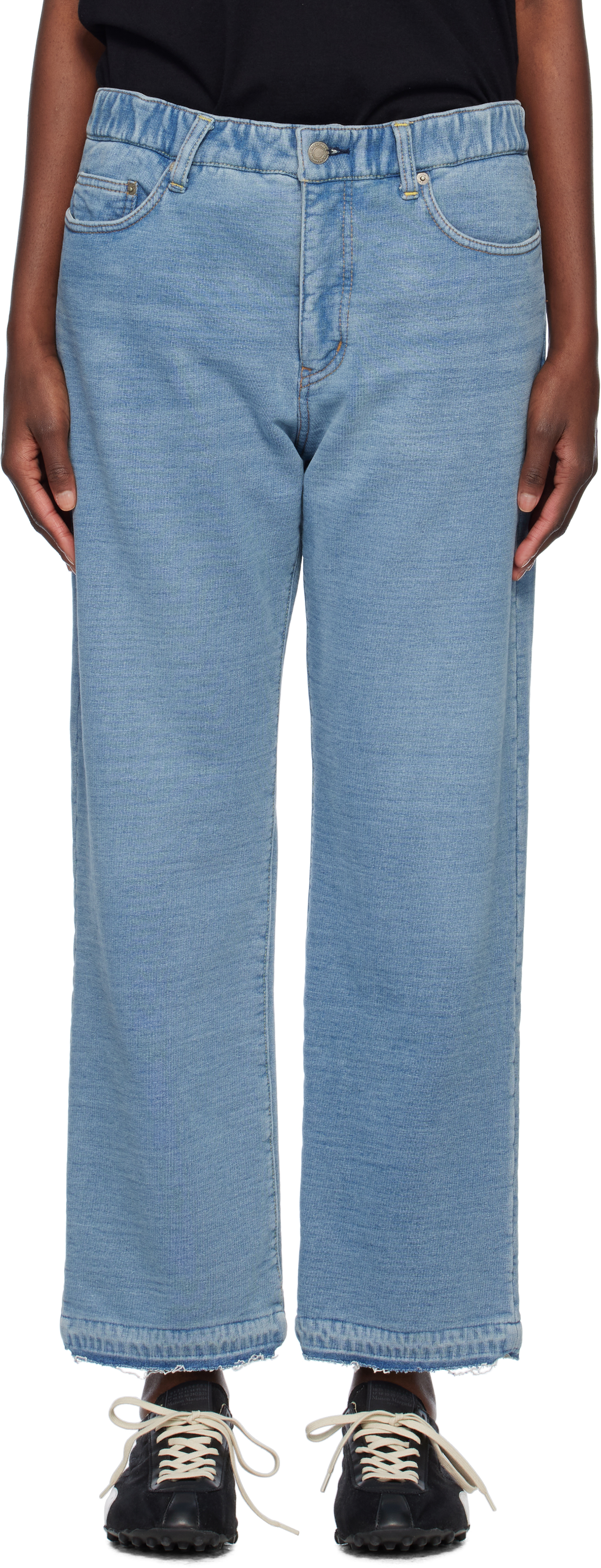 【関税込み】UNDERCOVER ブルー UP1E1504 スウェットパンツ Blue UP1E1504 Sweatpants by UNDERCOVER on Sale