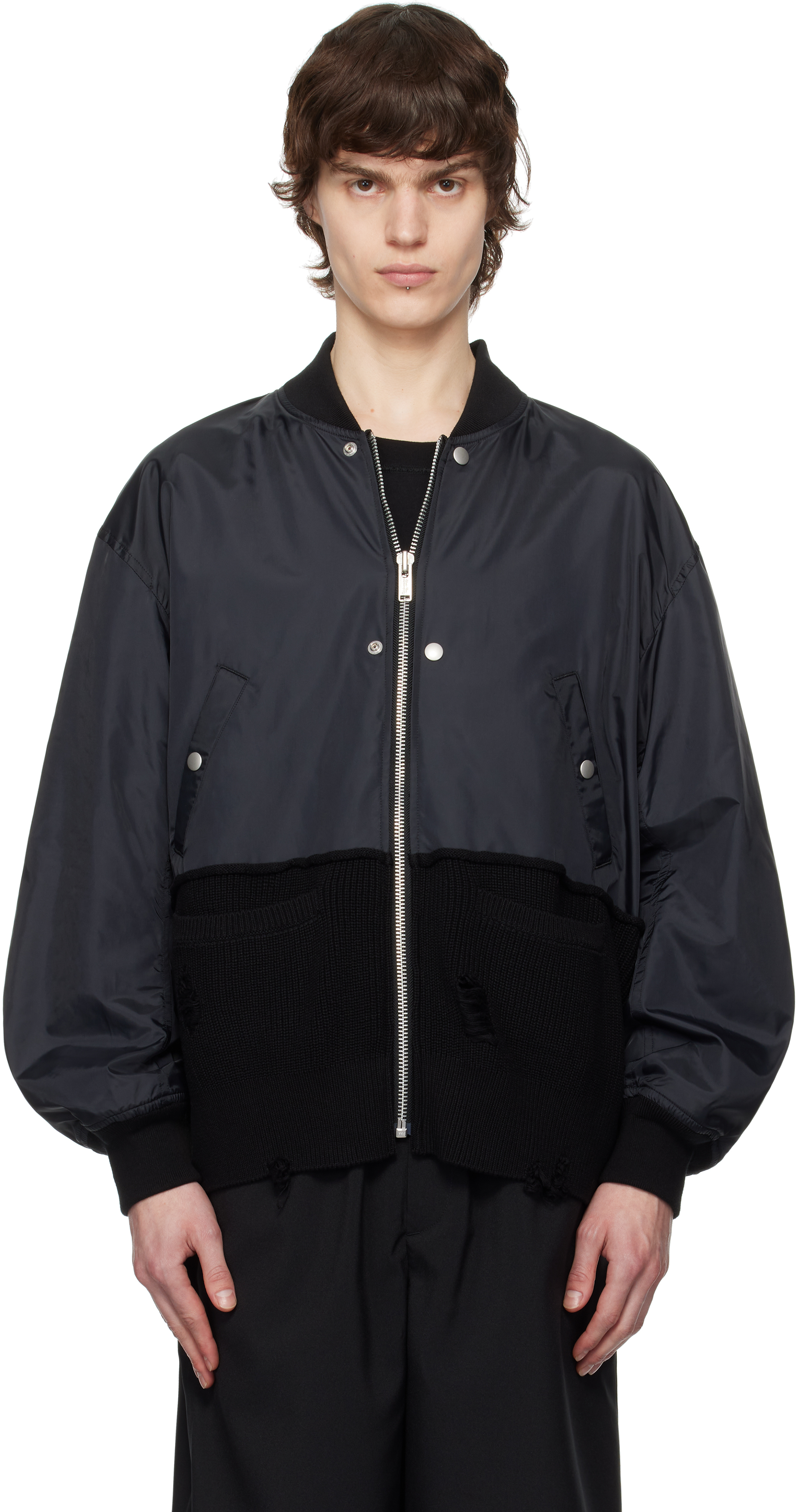 Black UC1E4207-2 Bomber Jacket