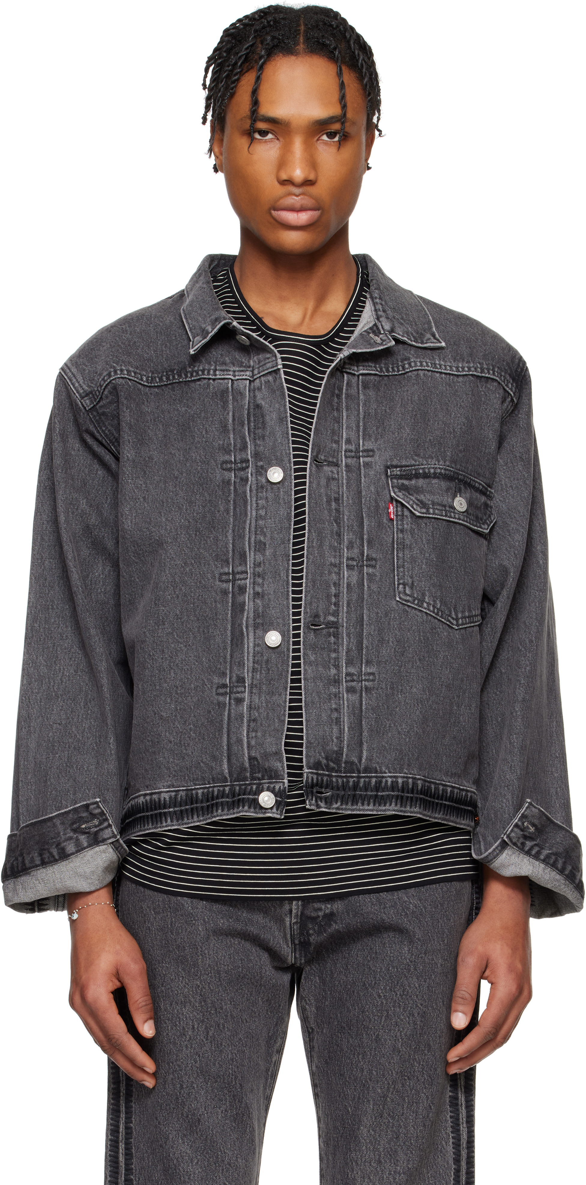 Gray Levi
s Edition Type I Denim Jacket