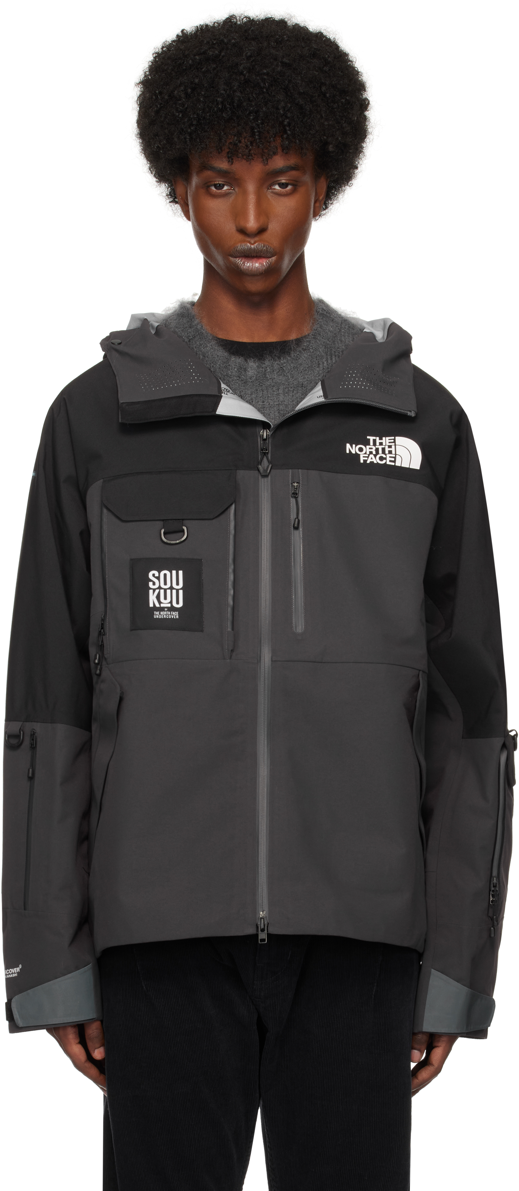 Shop Undercover Black The North Face Edition Soukuu Hike Utility Shell Jacket In 4dw