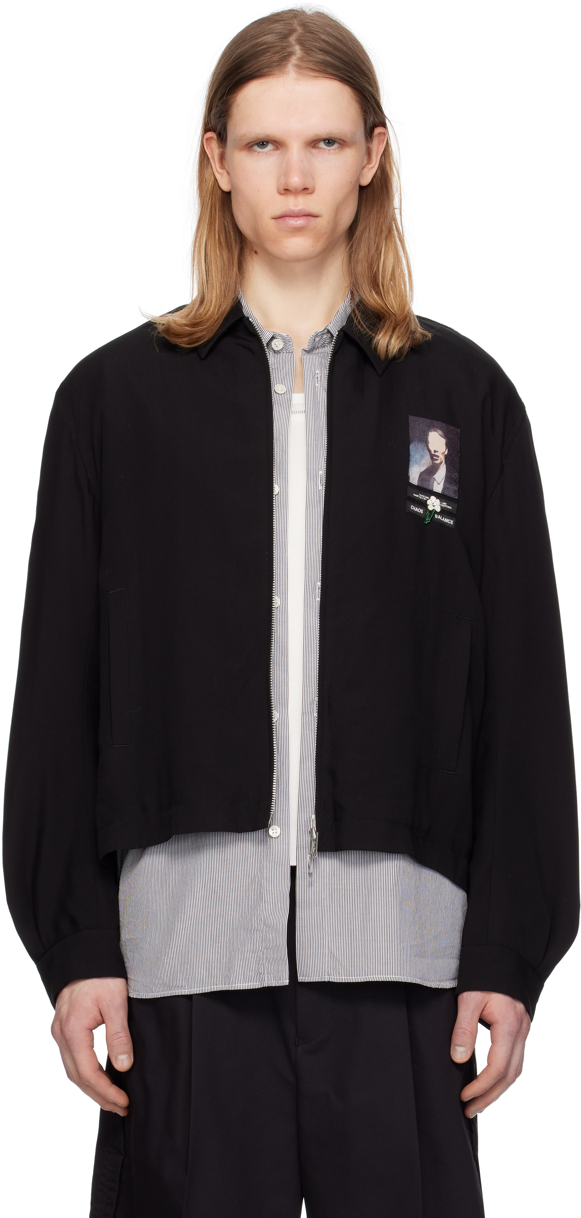 UNDERCOVER: Black UC1E4203-2 Jacket | SSENSE UNDERCOVER: Black UC1E4203-2 Jacket | SSENSE