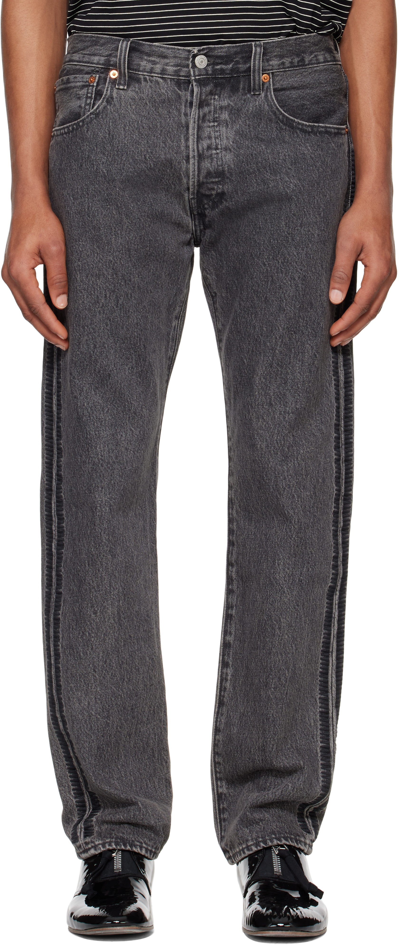 Gray Levi
s Edition 501 Jeans