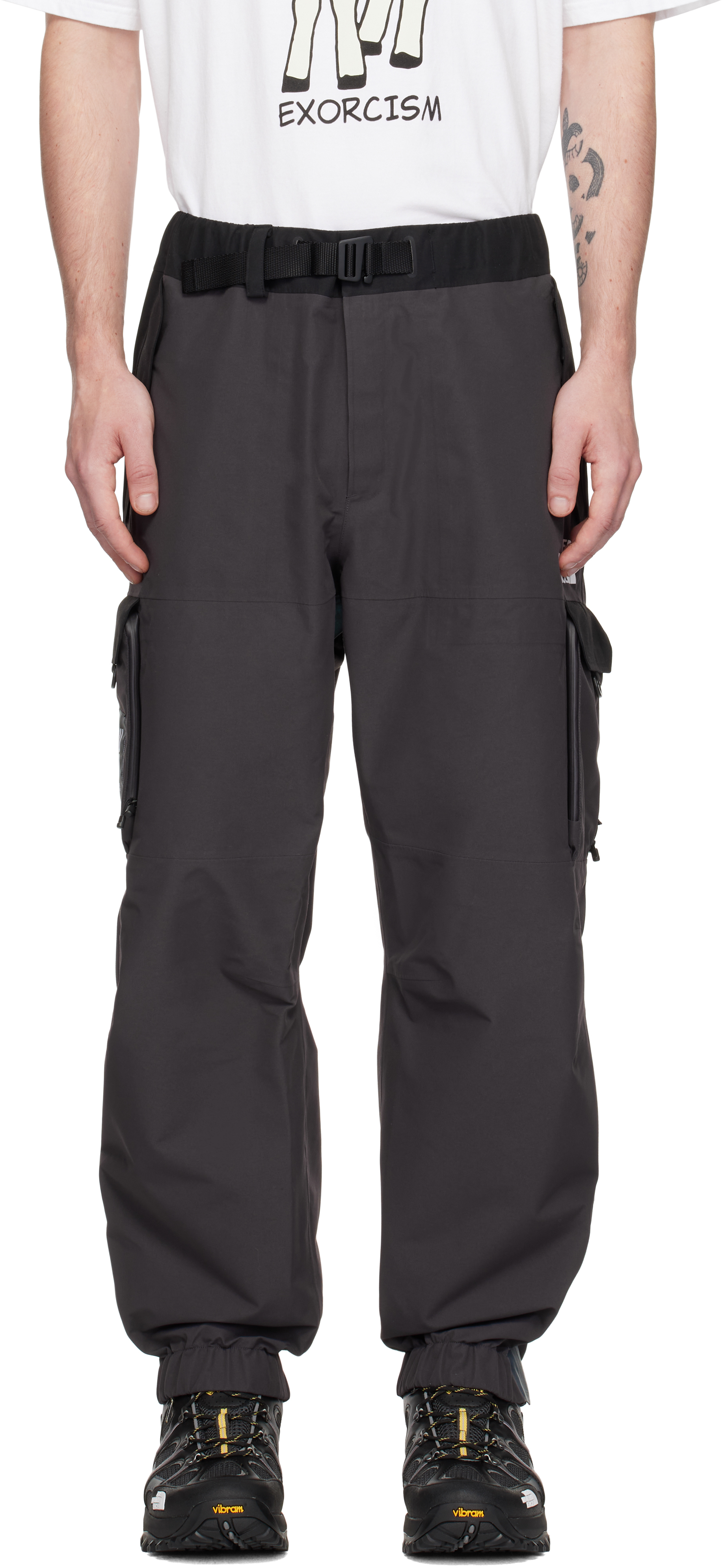 Black & Gray The North Face Edition Hike Utility Shell Cargo Pants