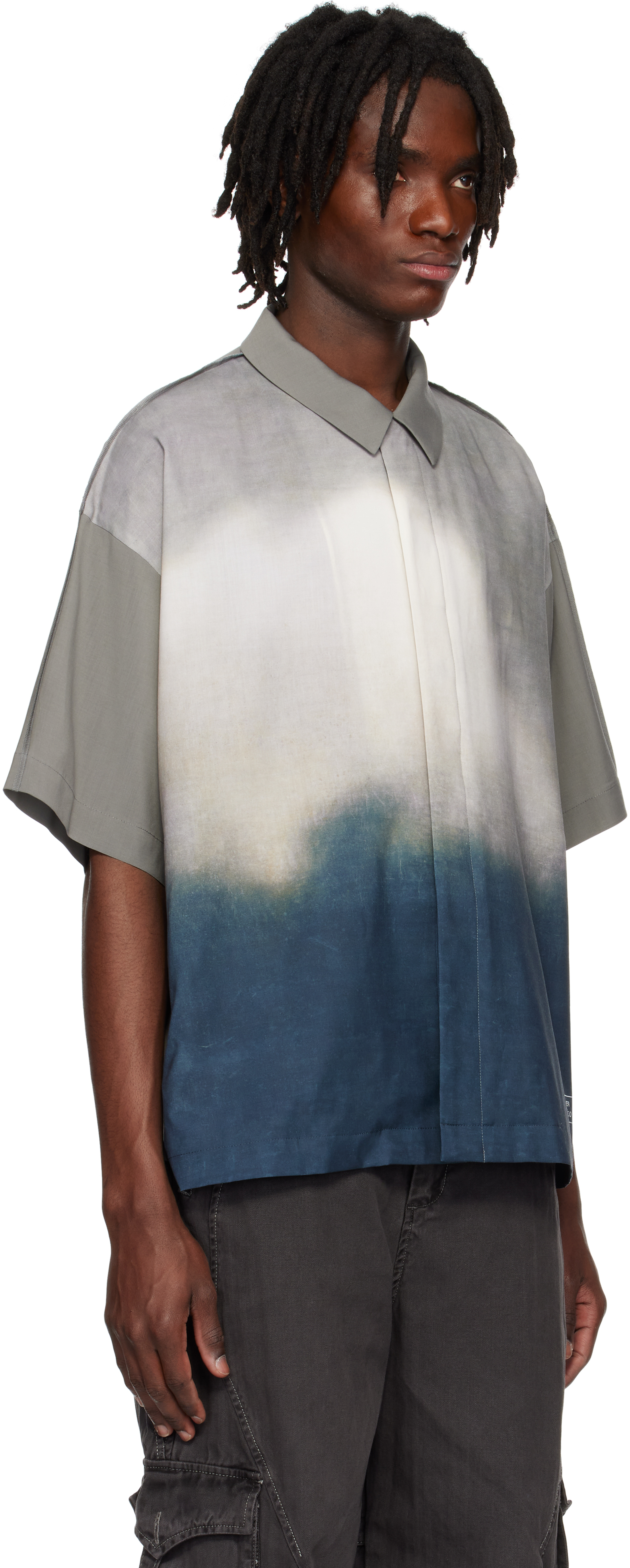 Undercover Short Sleeve Shirt In Gray Base