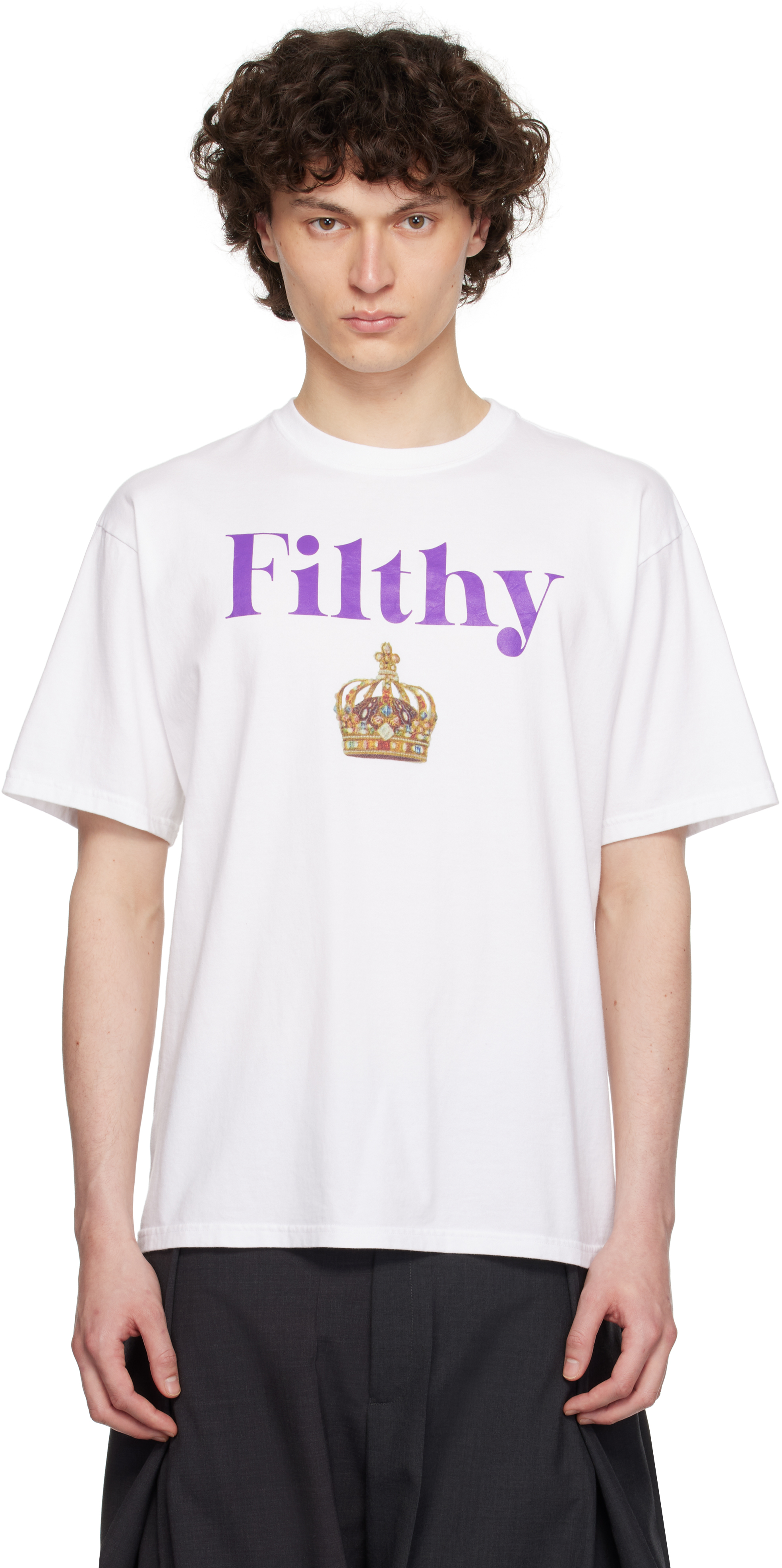 White 'Filthy' T-shirt