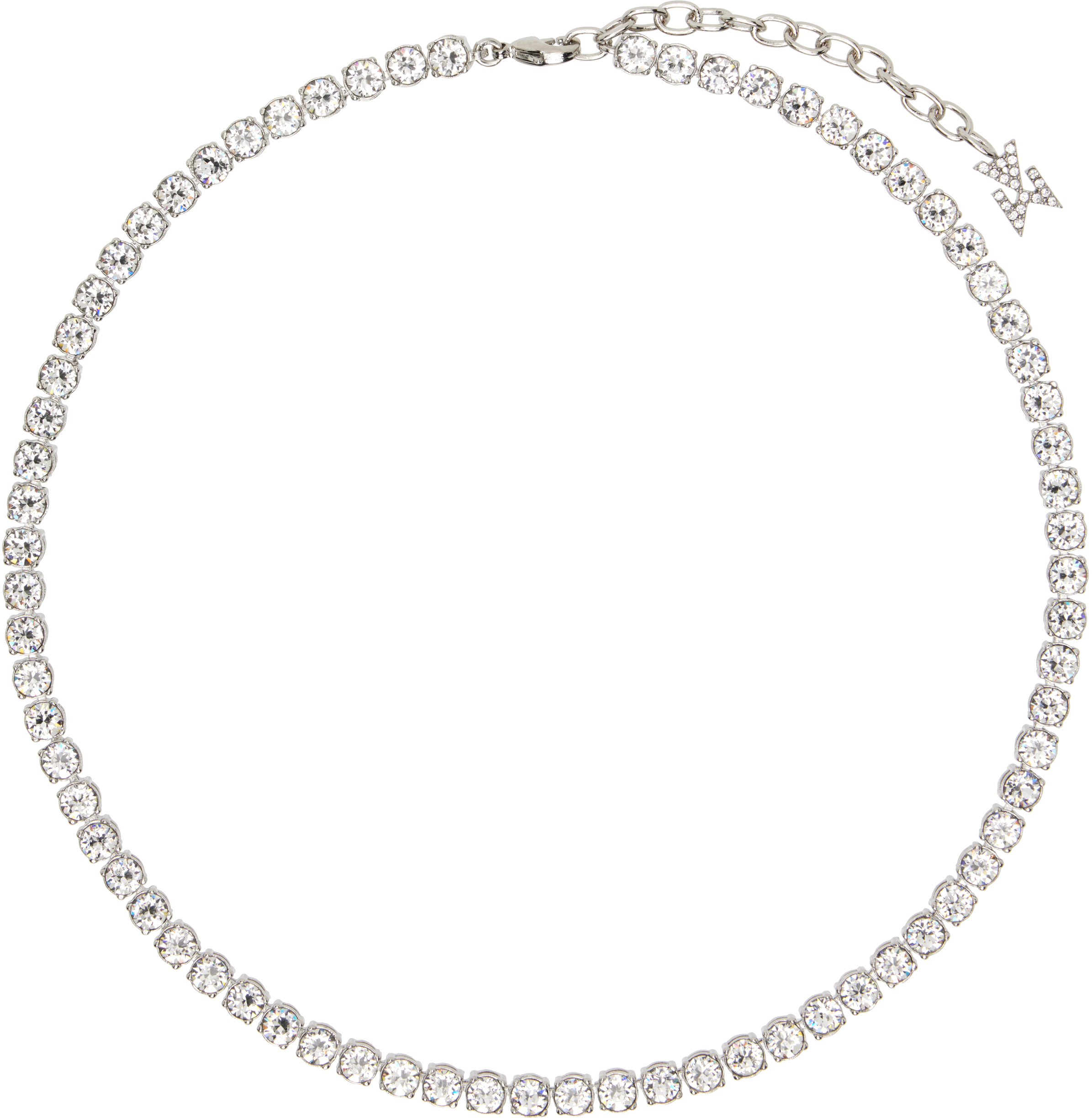 Silver Tennis Necklace