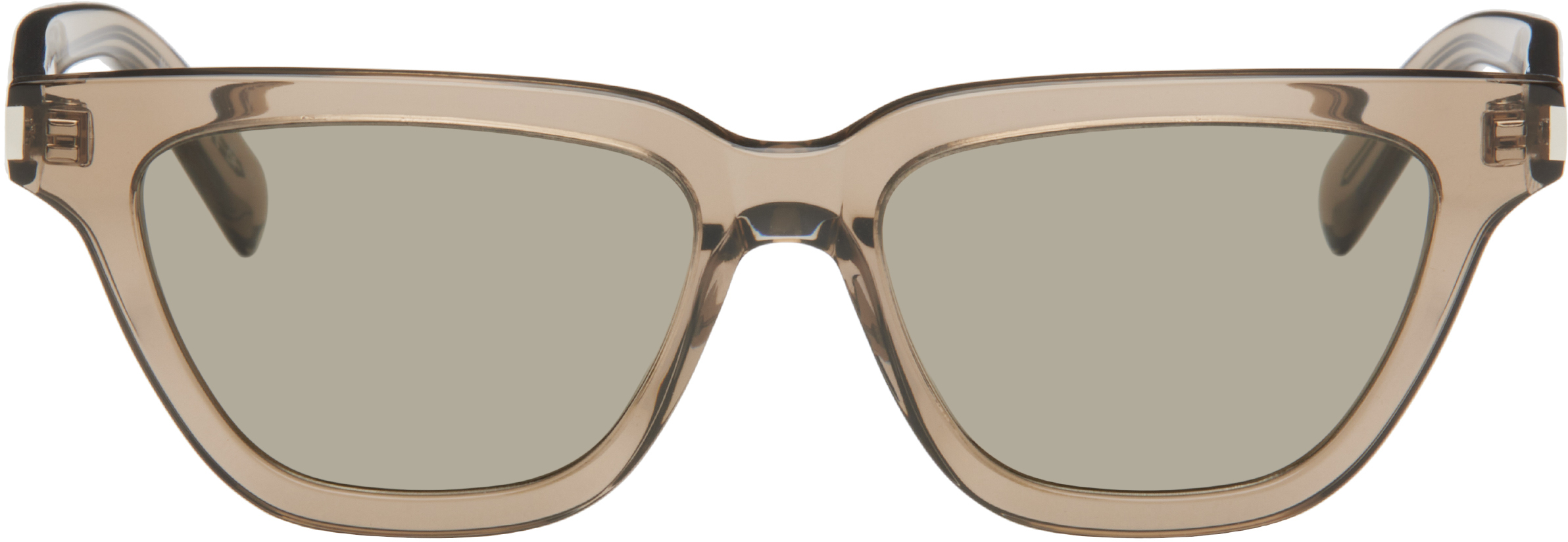 【関税込み】Saint Laurent ブラウン SL 462 Sulpice サングラス Saint Laurent Sun SL 462 Sulpice 020 Sunglasses - US