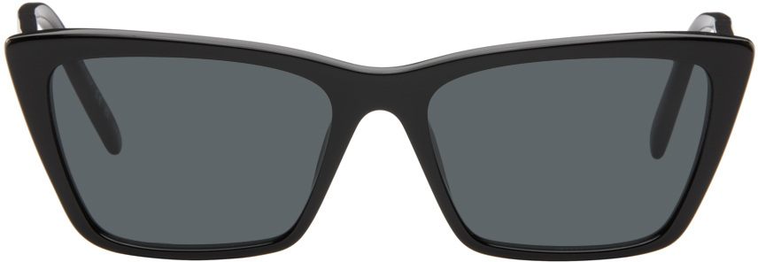 Black SL 737 Mica Thin Sunglasses