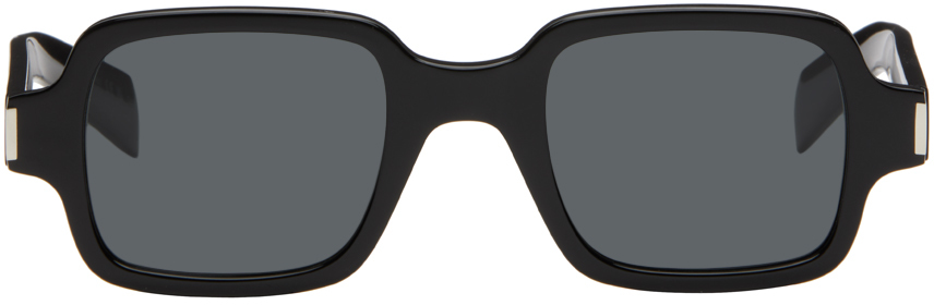 Shop Saint Laurent Black Sl 720 Sunglasses In Black-black-black