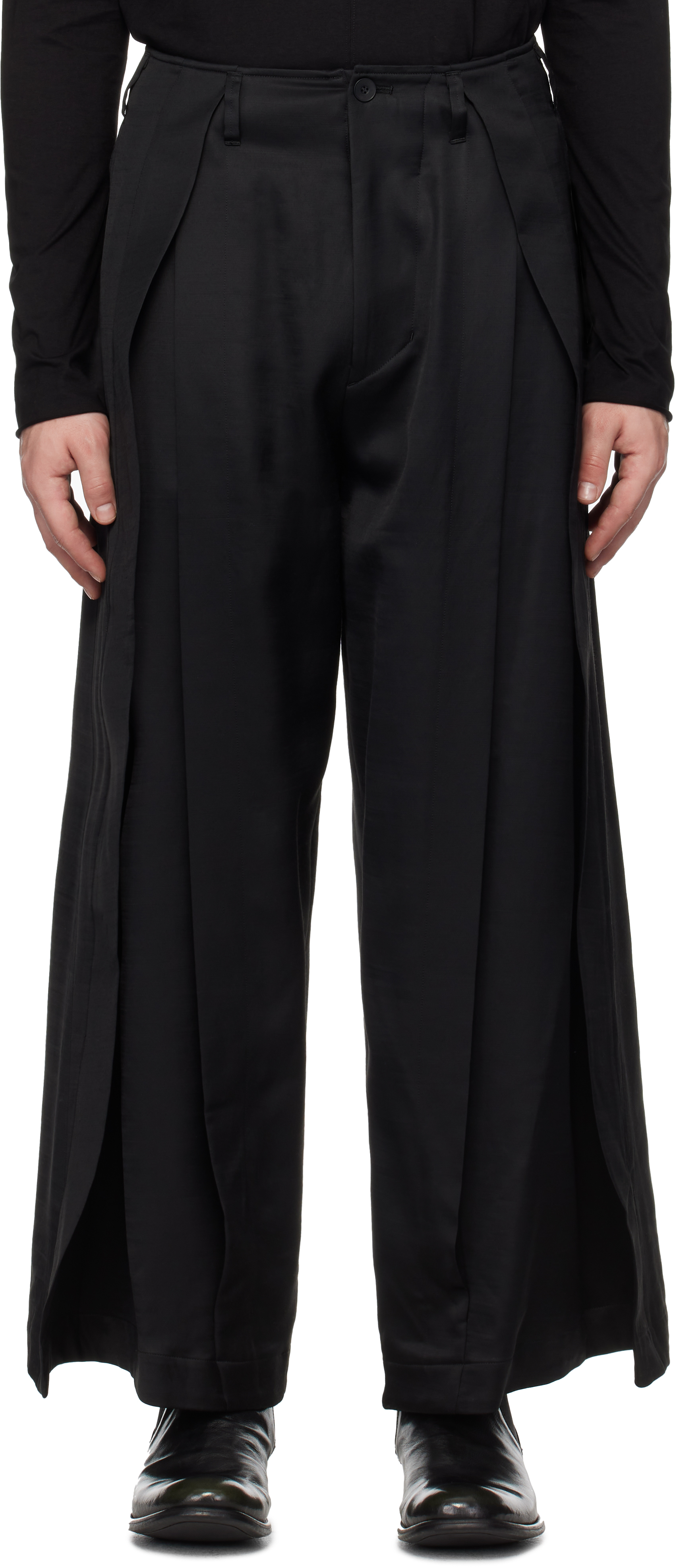 Black Ana-Kama Trousers