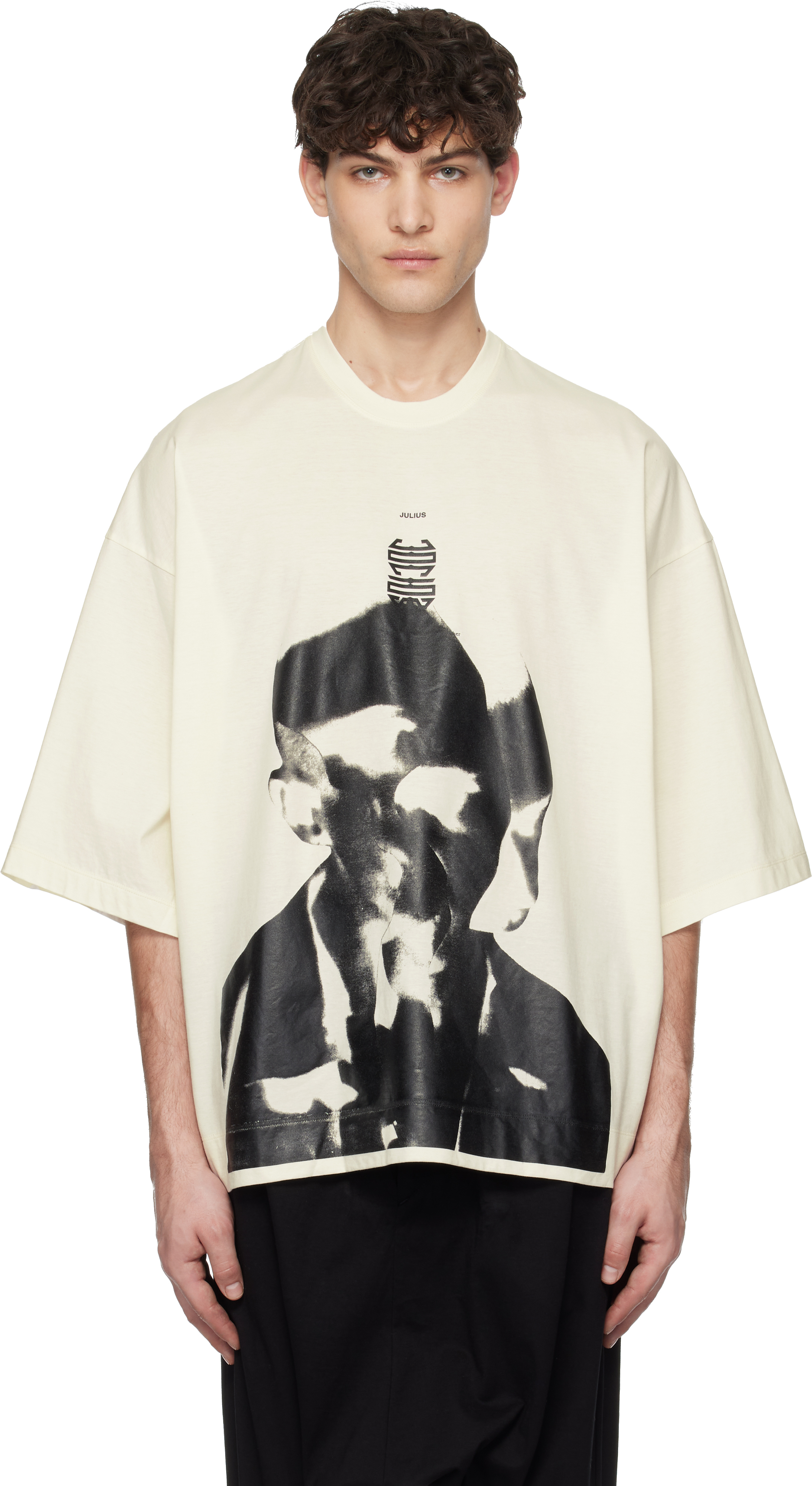 Off White Ana Diptych JD Portrait T shirt