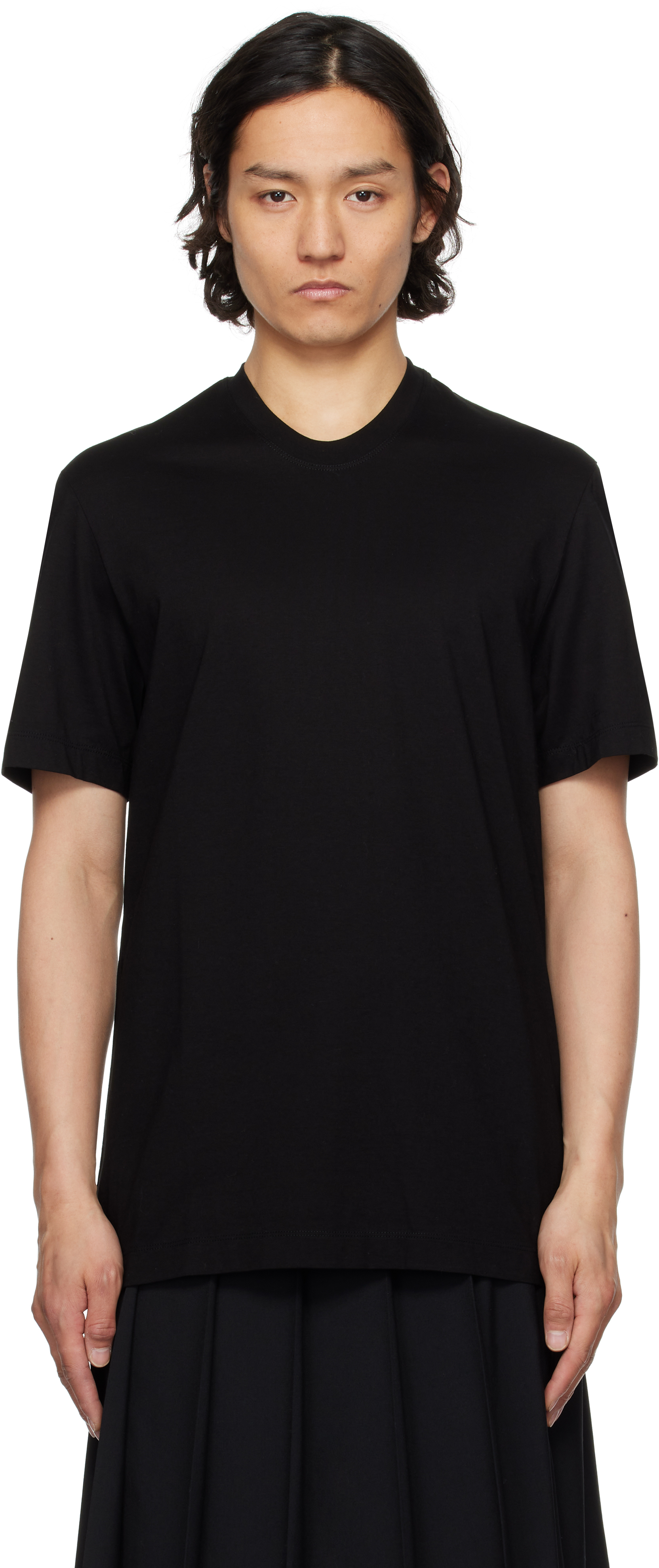 Julius: Black Anima Sleeveless T-shirt | SSENSE