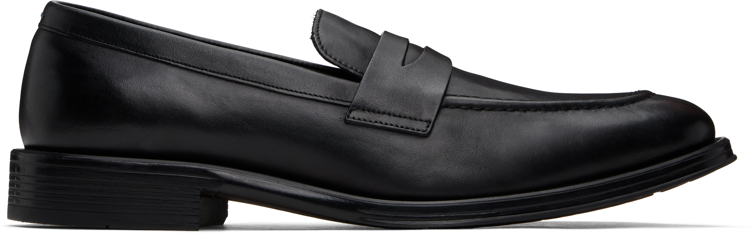 【関税込み】PS by Paul Smith ブラック Pierce ローファー Black Pierce Loafers by PS by Paul Smith on Sale