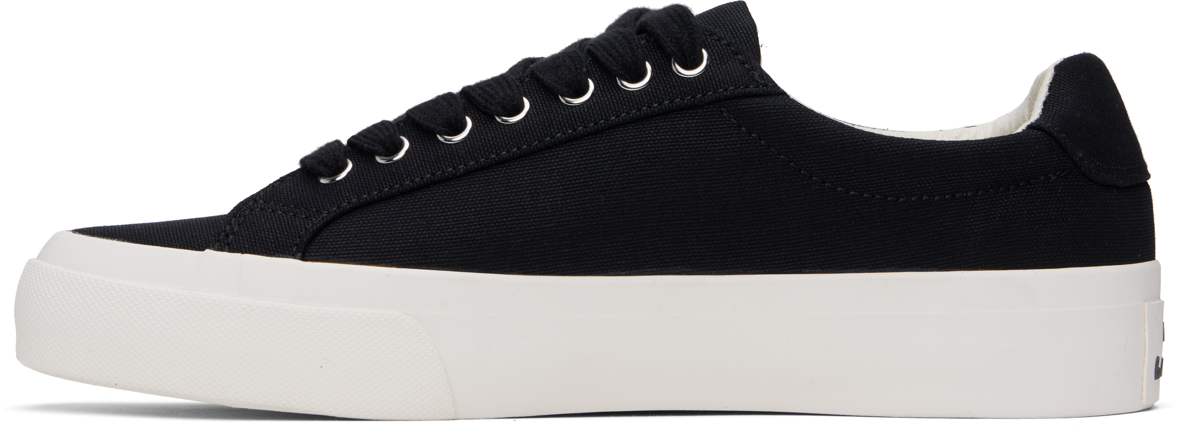Shop Ps By Paul Smith Black Canvas Amos Sneakers In 79 Black