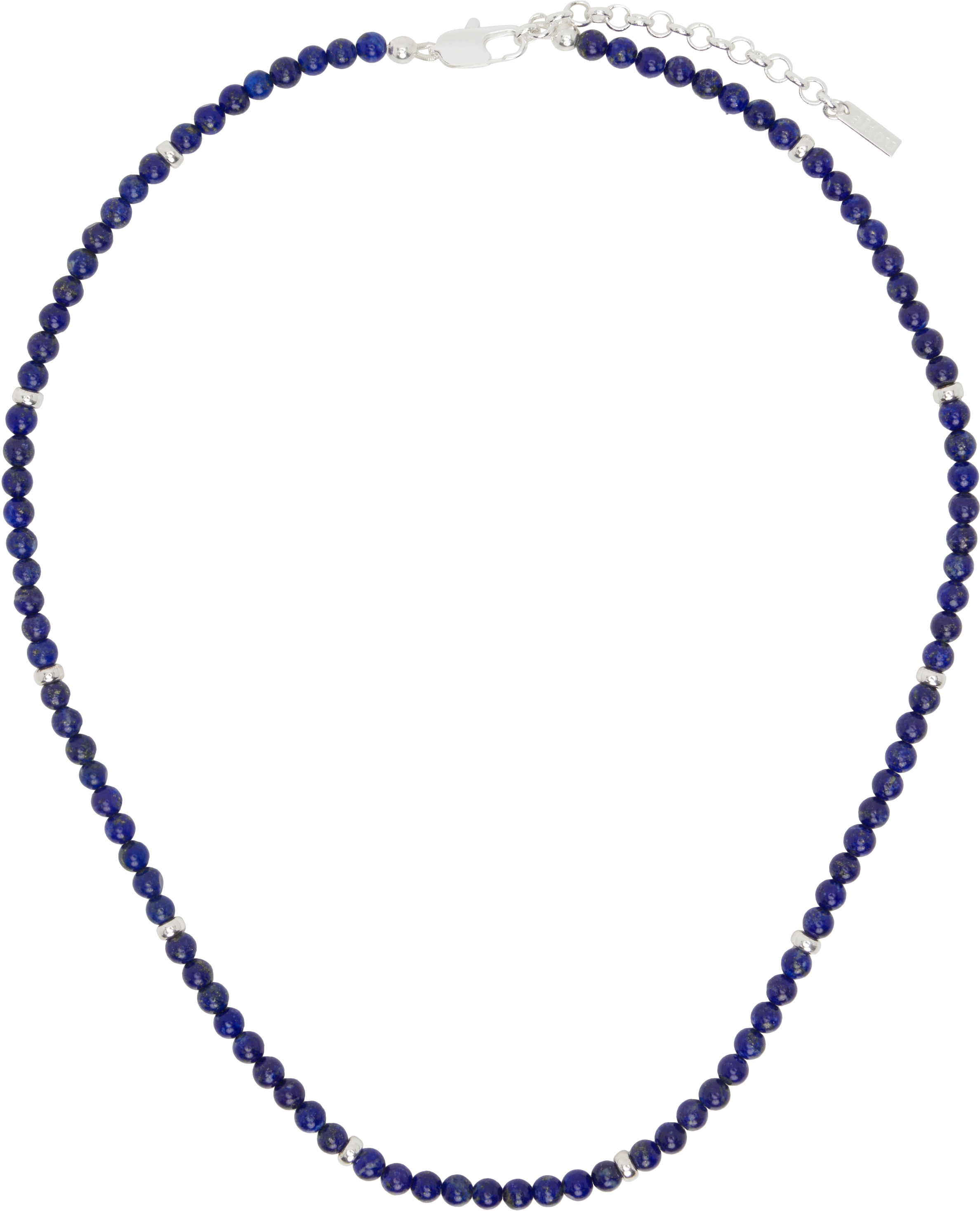 éliou Blue 
Silver Armie Necklace