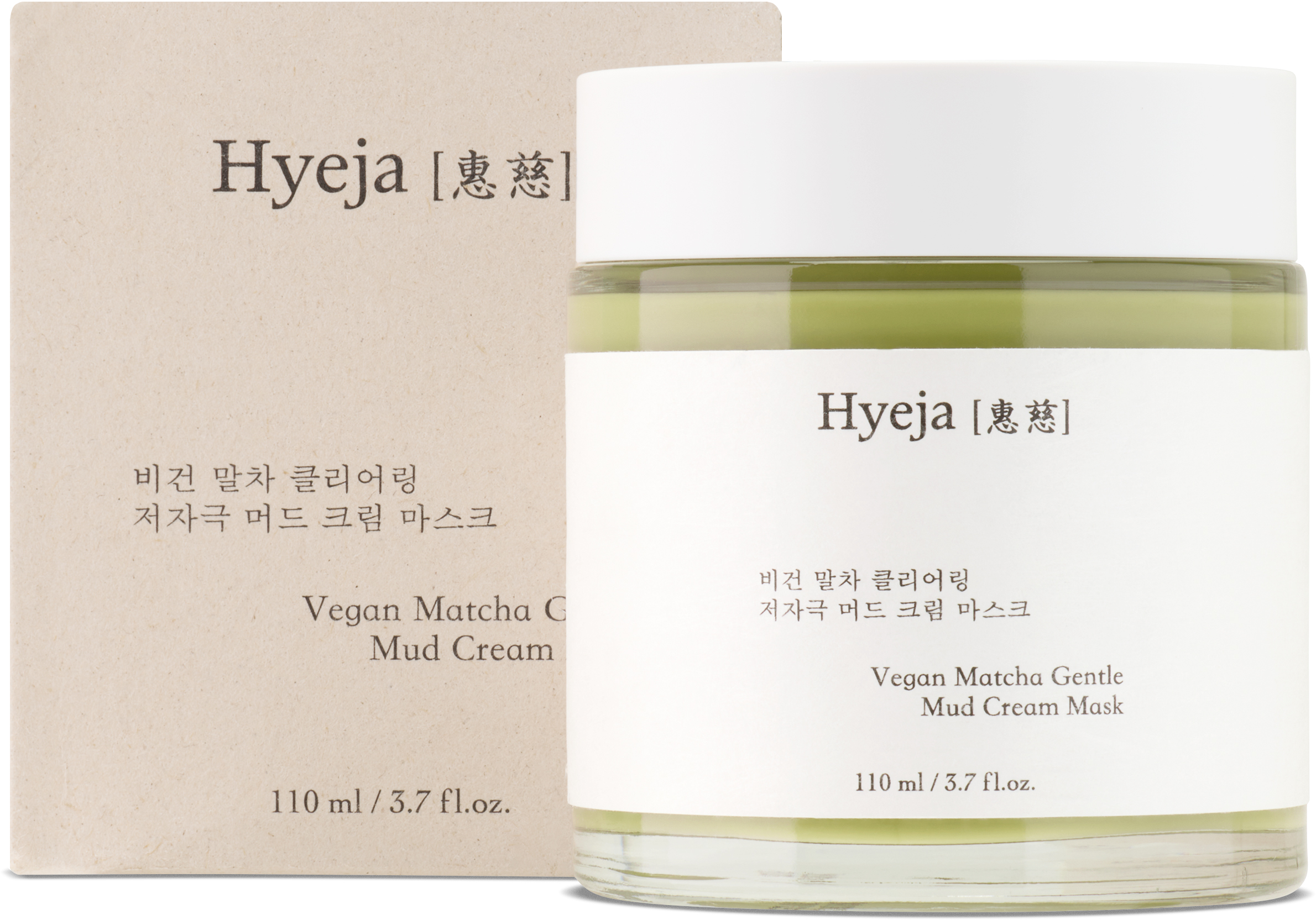 Hyeja Matcha Gentle Mud Cream Mask, 110 ml
