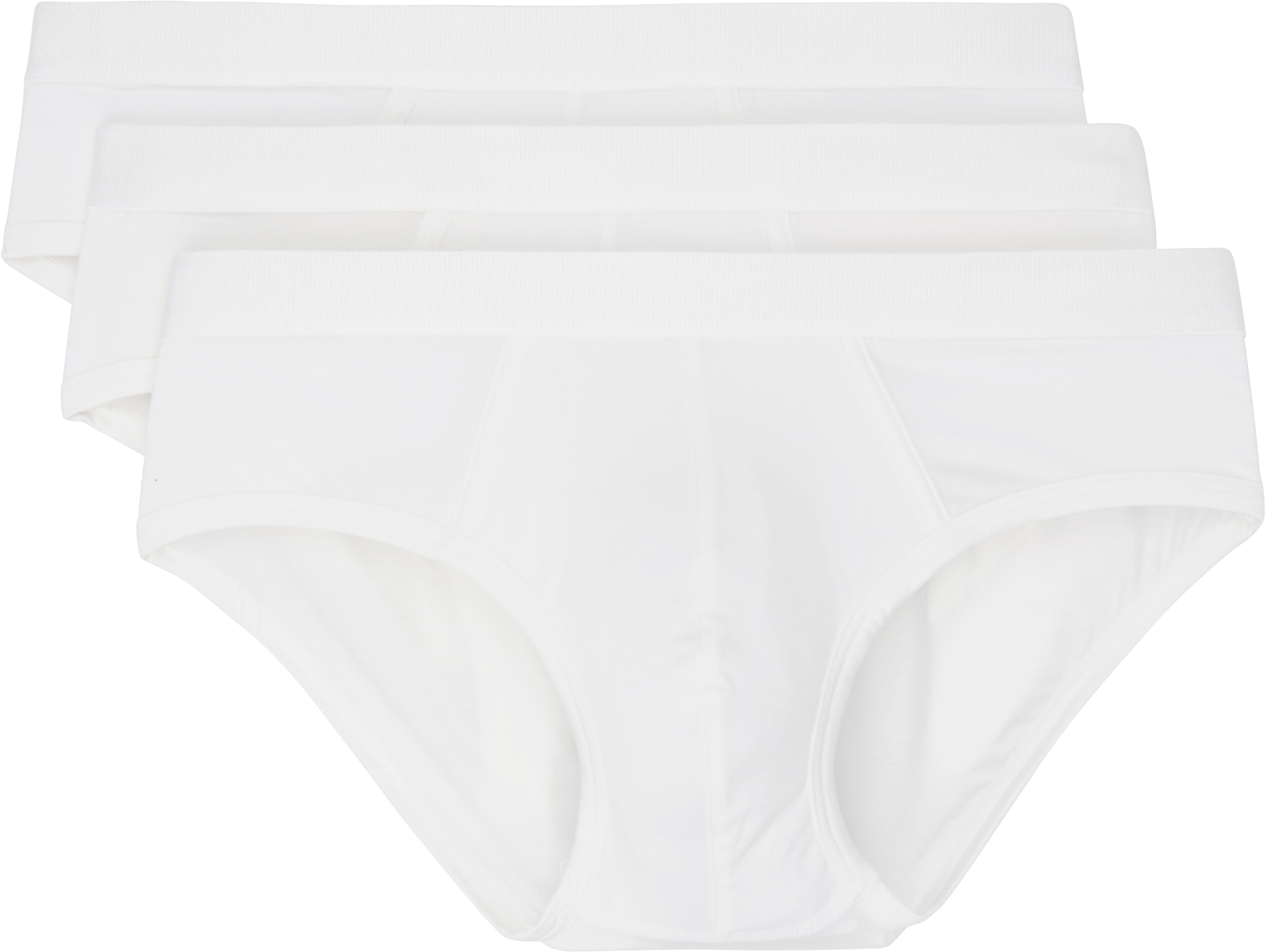 Three-Pack White Y Briefs