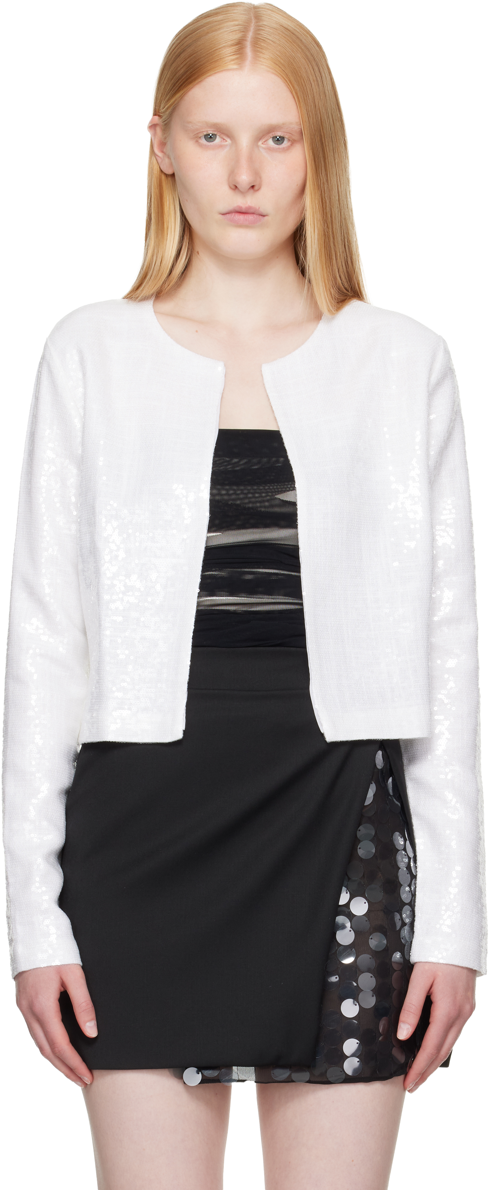 White Keid Cardigan