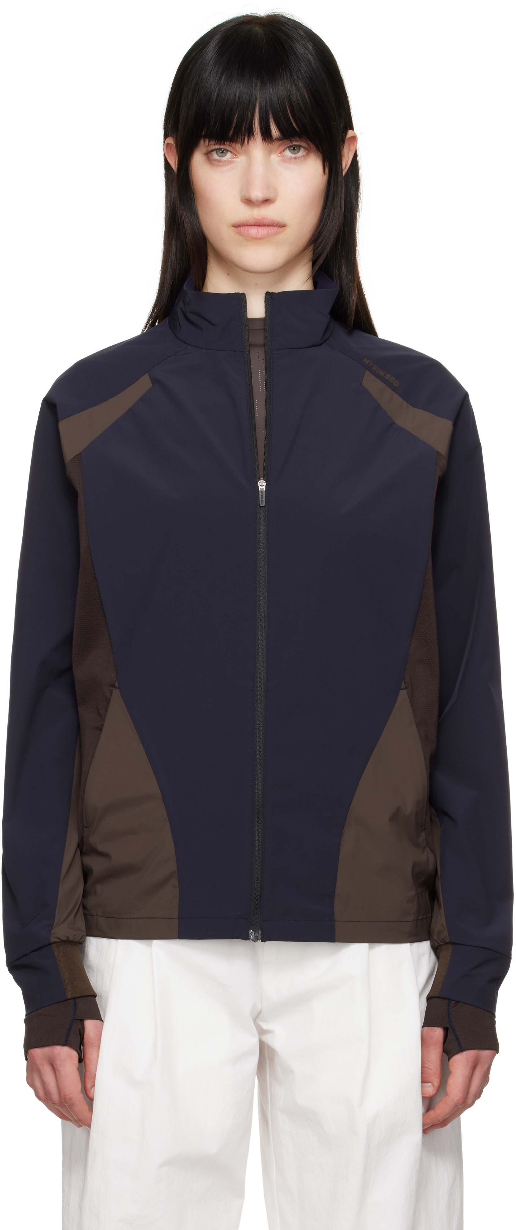 公式通販 - 人気アイテム多数 SEO: HYEIN Navy SSENSE | Jacket Track Zip-Up ジャケット・アウター