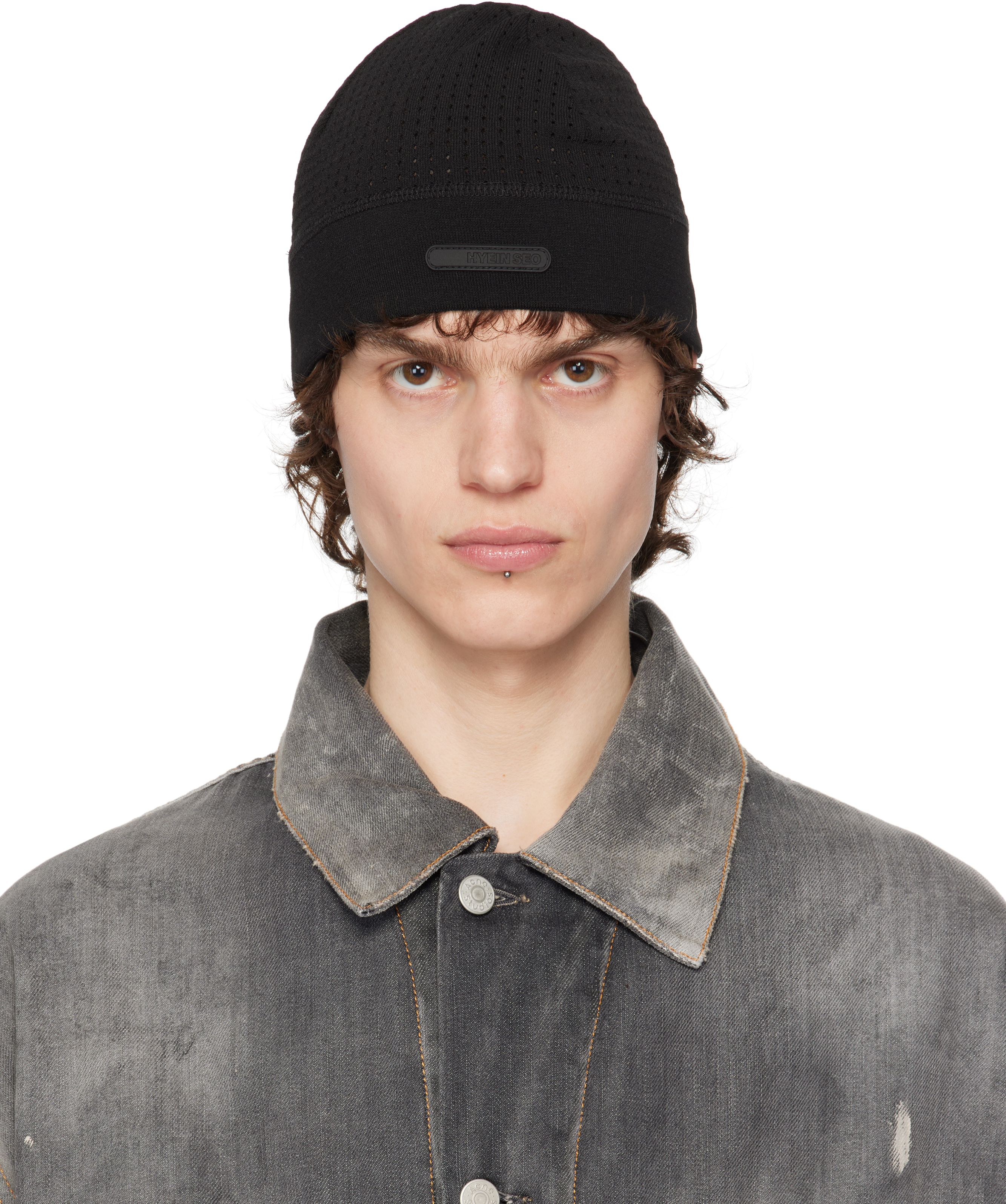 Black Logo Beanie