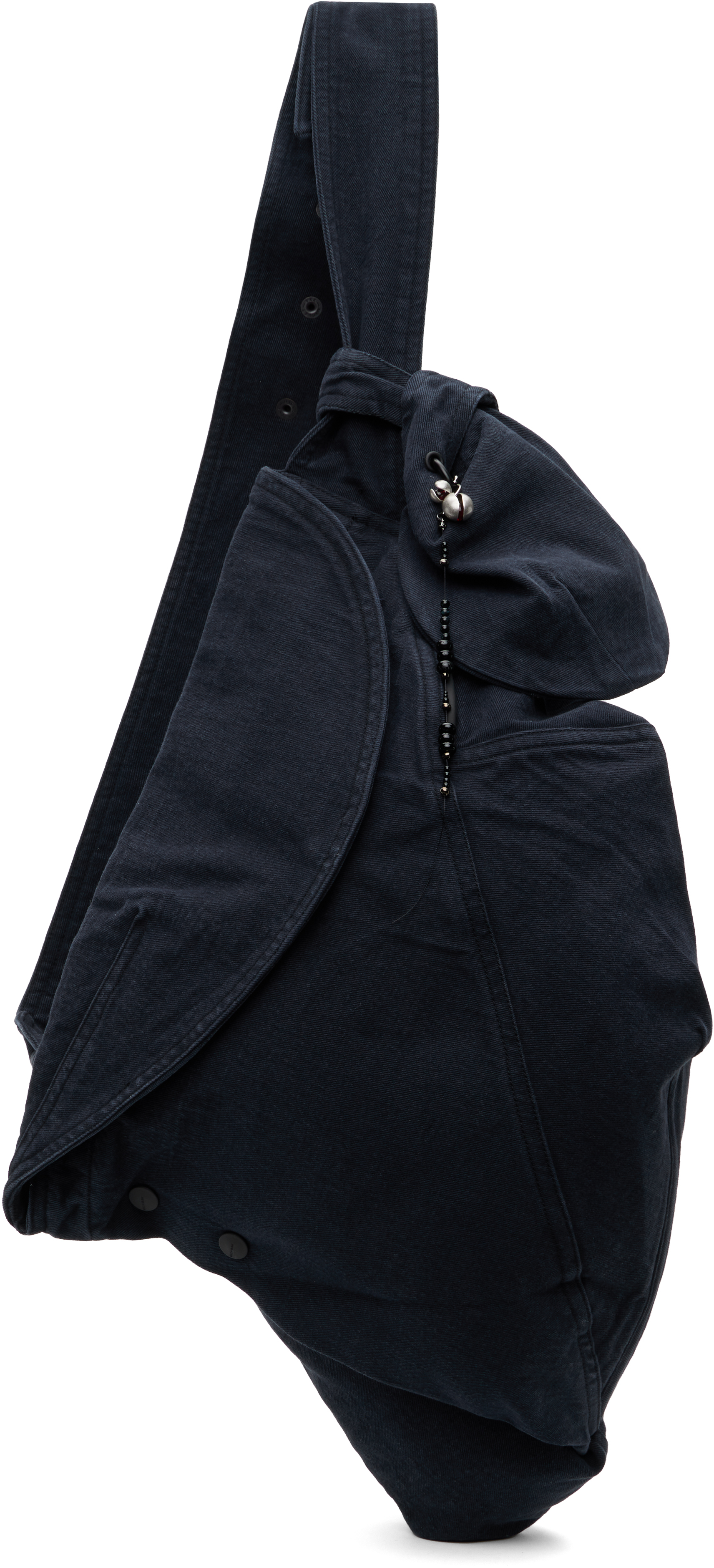 Navy Folded Crossbody Bag