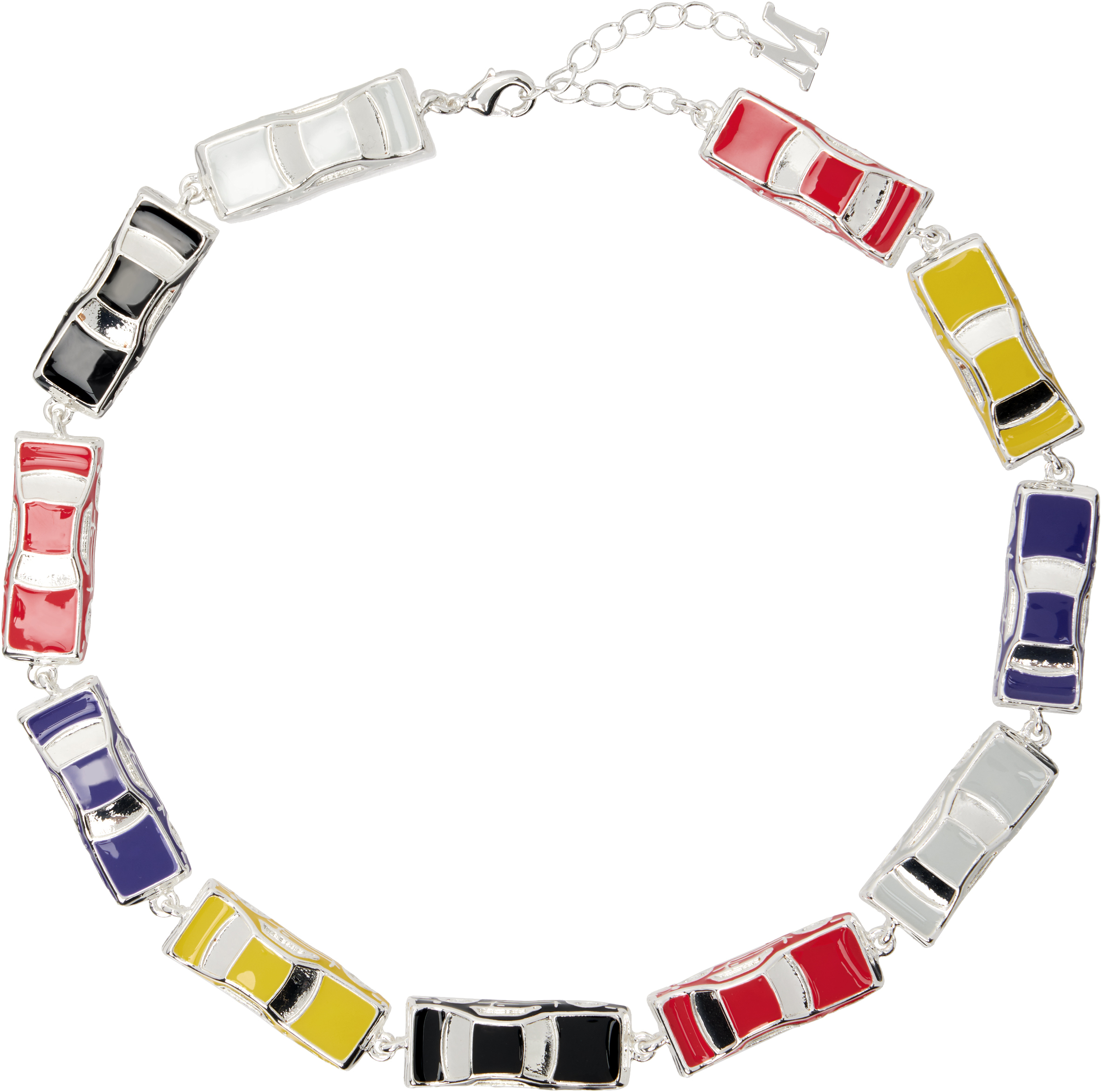 Multicolor Traffic Jam Necklace