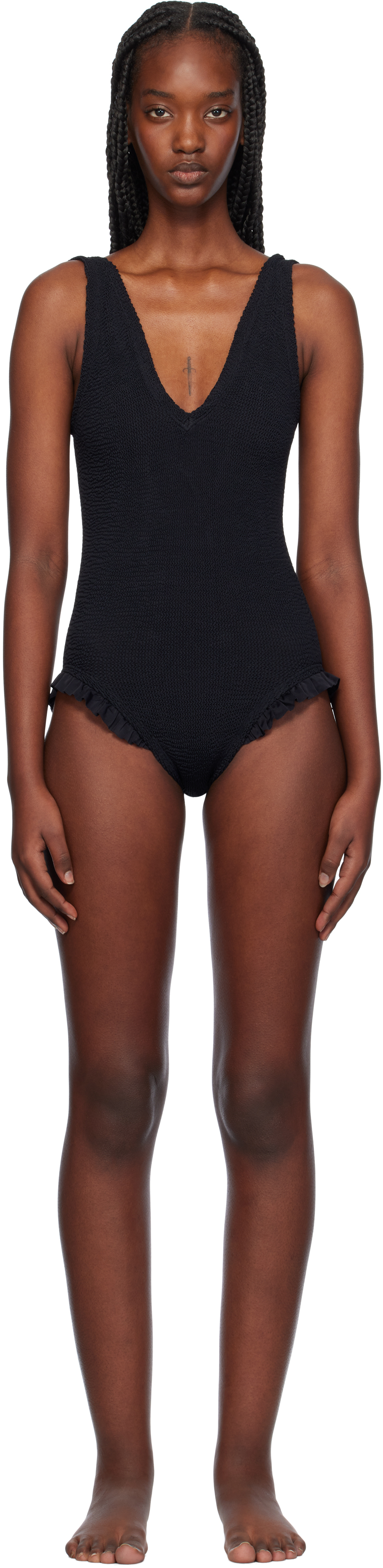 Hunza G Black Lisa Swimsuit